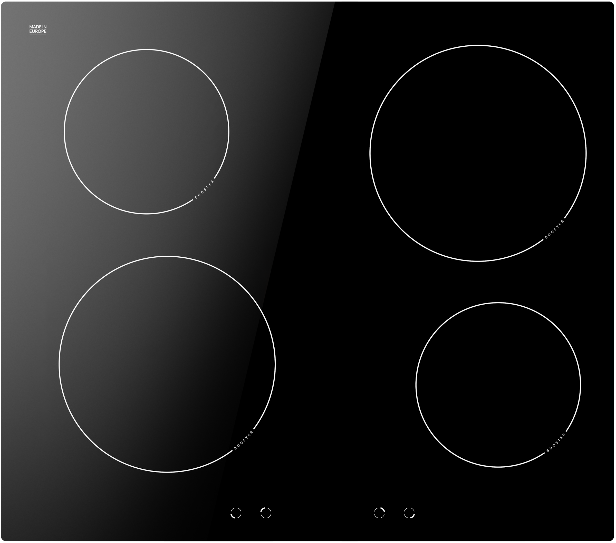 Amica Induktions Herd-Set »EHI 935 331 E« Steam Clean Backofen;Induktionskochfeld, 1 Stk. tlg. Komfort pur: beste Sicht, leicht reinigen, sicher kochen
