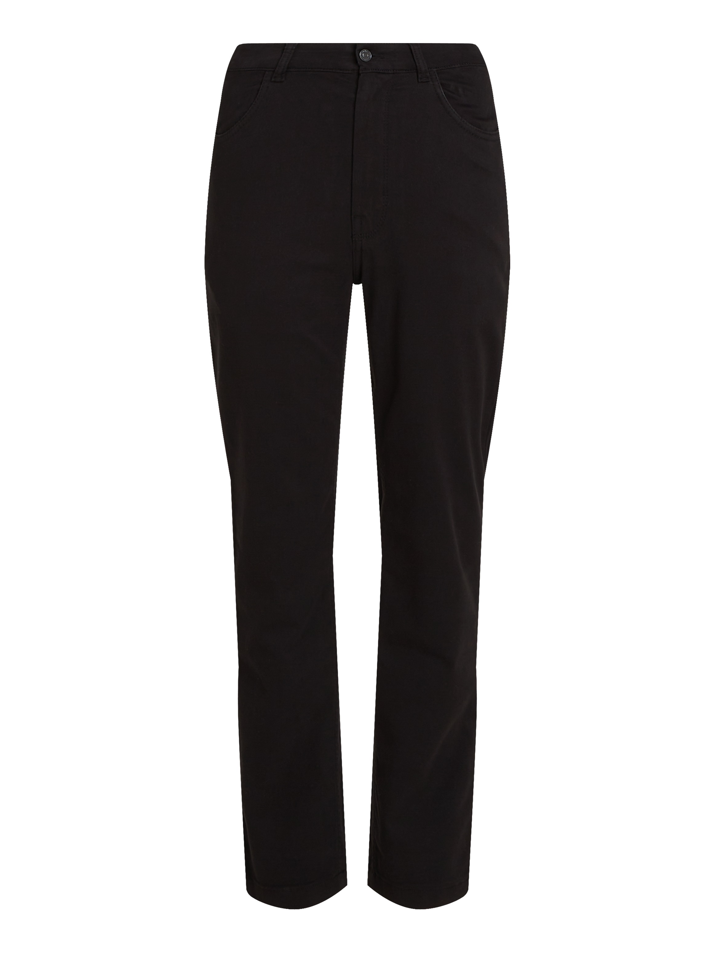 Calvin Klein Jeans Stretch-Hose »STRETCH HIGH RISE STRAIGHT PANT«, aufgesetzte Taschen, 1-Knopf-Form