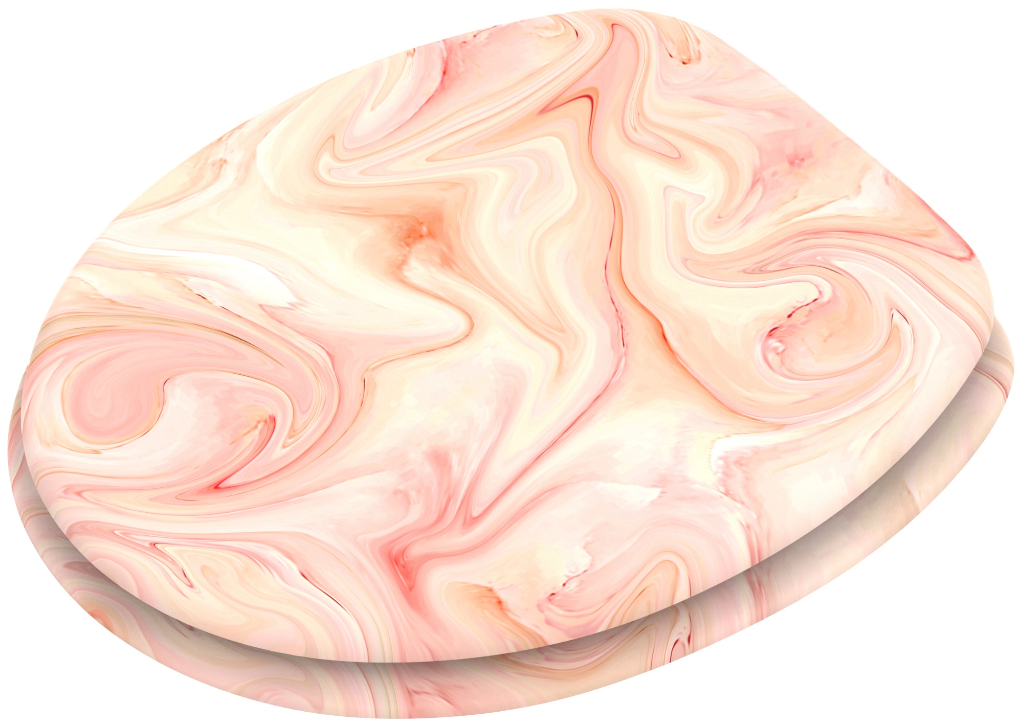 Sanilo WC-Sitz »Marmor Rosa«, mit Absenkautomatik, BxL: 37,7 x 42,0 - 47,0 cm
