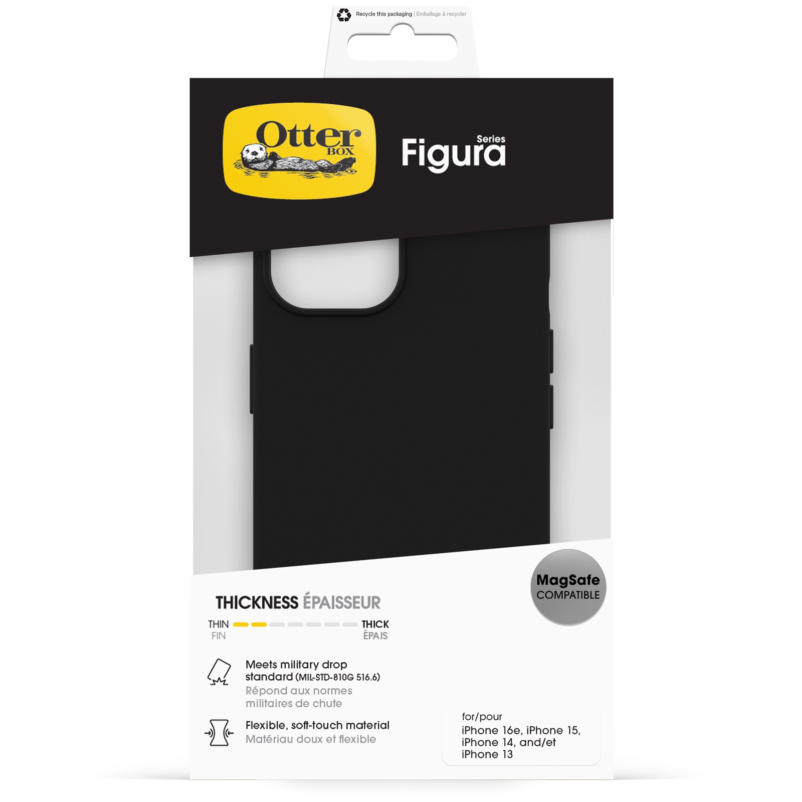 Otterbox Handyhülle »Figura für Apple iPhone 16e/15/14/13« Apple iPhone 15 | Apple iPhone 16e | iPhone 14 Backcover, Schutzhülle, Handyschutzhülle, Case, Schutzcase, stoßfest