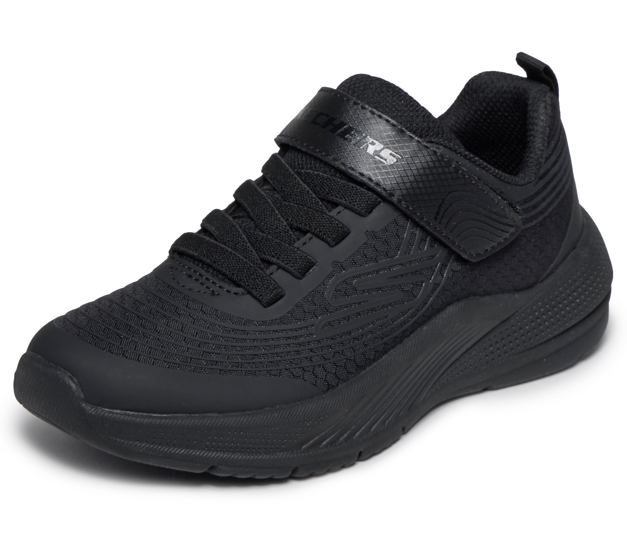 Skechers Sneaker »MICROSPEC ADVANCE«  Klettschuh in cooler Farbkombination, Größenschablone zum Download