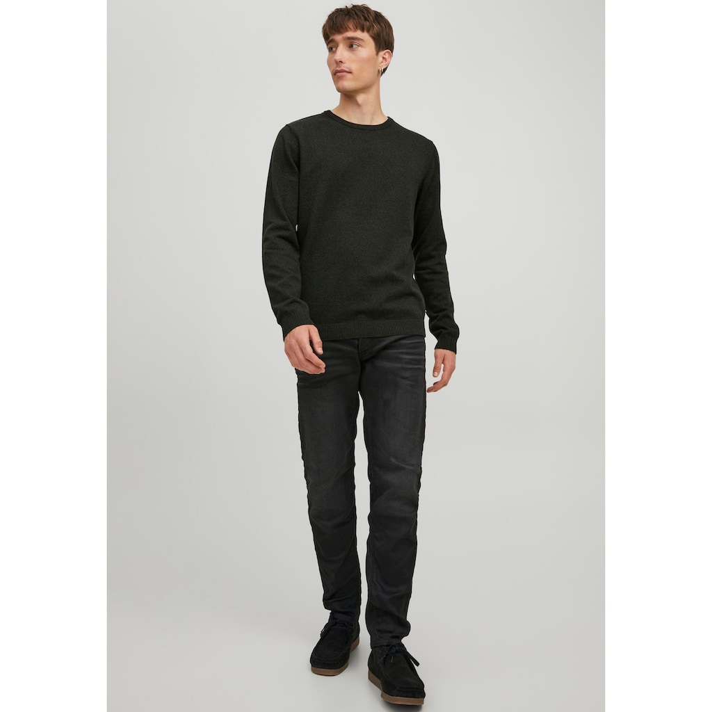 Jack & Jones Rundhalspullover »BASIC KNIT CREW NECK«