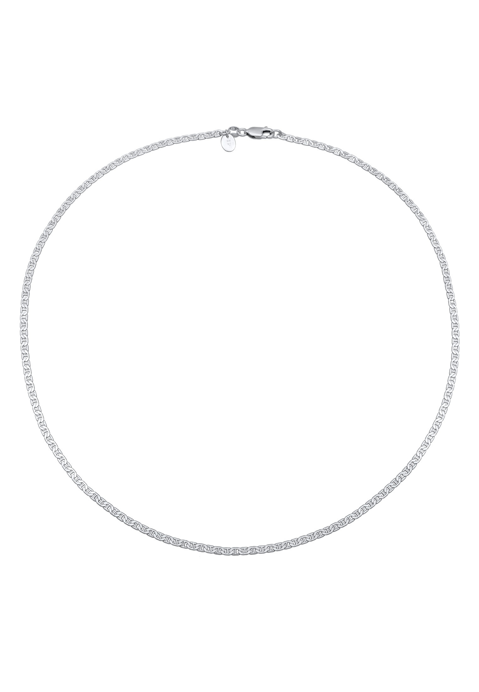 Elli Premium Kette ohne Anhänger »Halskette Stäbchenpanzerkette Modisch 925 Silber rhodiniert«