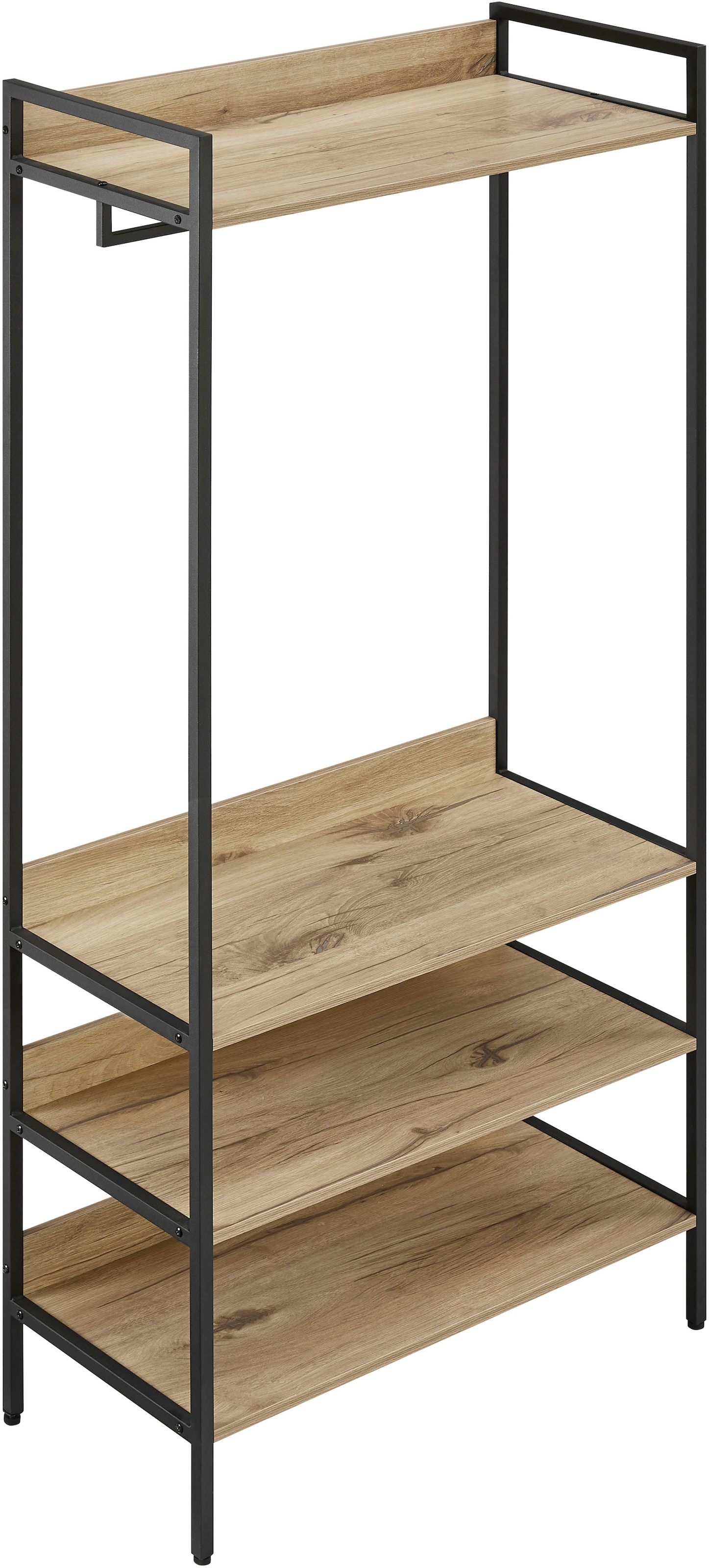 OTTO home Garderobenschrank »Tayler« Melamin-Tischplatte, pulverbeschichtetem Metallgestell, Höhe 180 cm