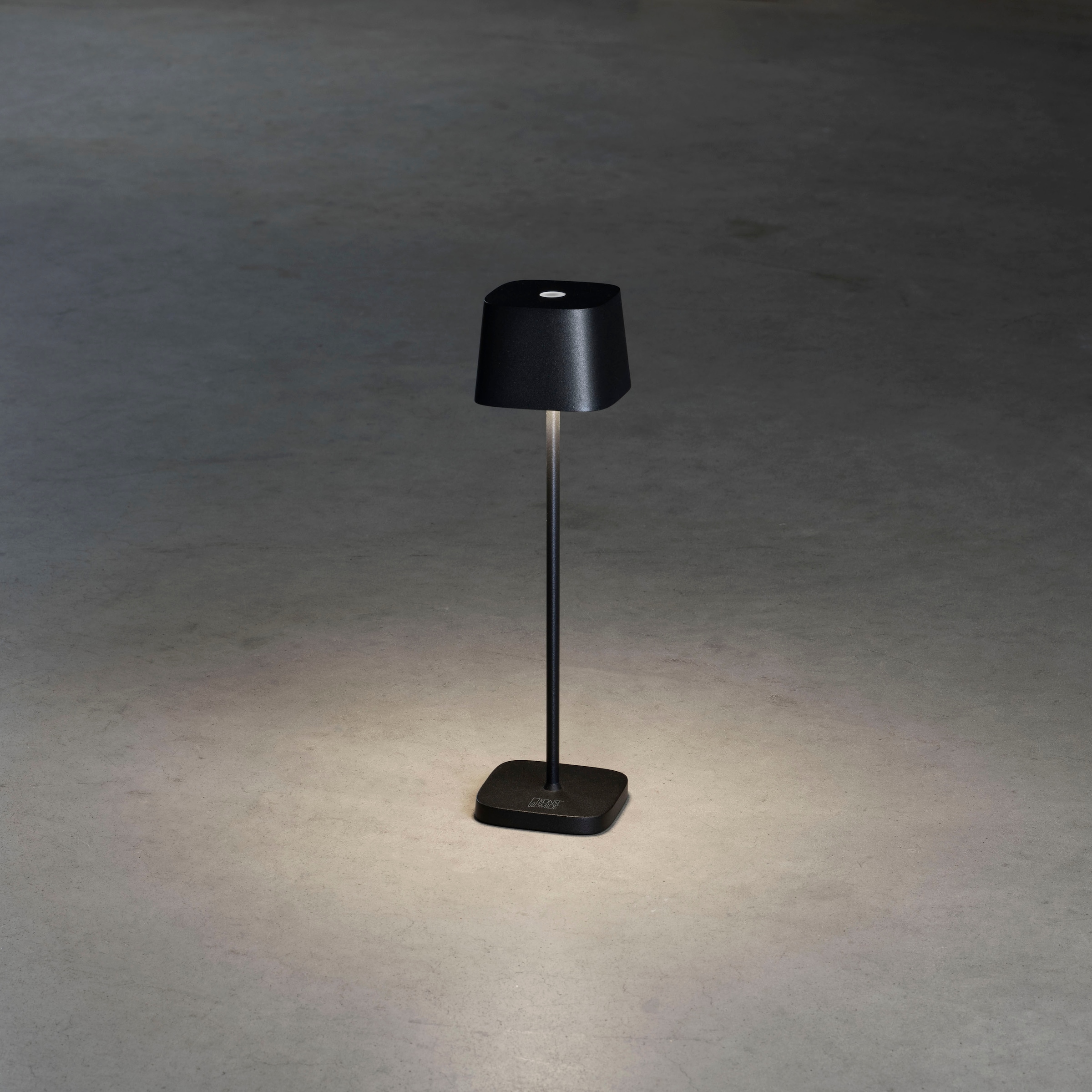 KONSTSMIDE LED Tischleuchte »Capri-Mini«, Capri-Mini USB-Tischl. schwarz, 2700/3000K, dimmbar, eckig