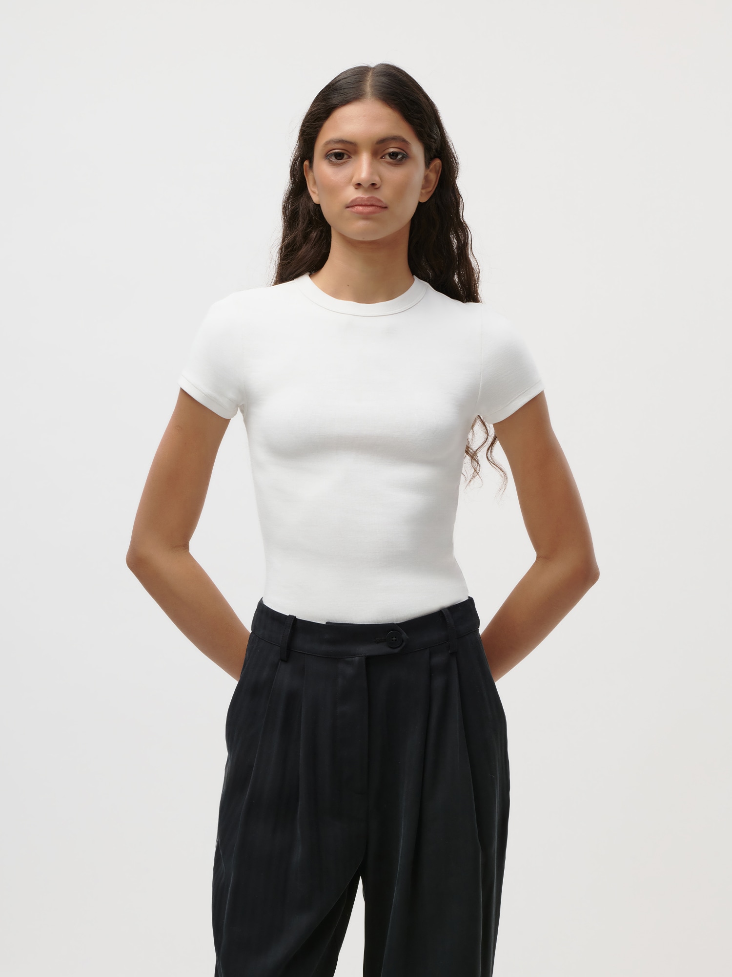 LeGer T-Shirt »Ria, LeGer by Lena Gercke« schlicht, slim fit