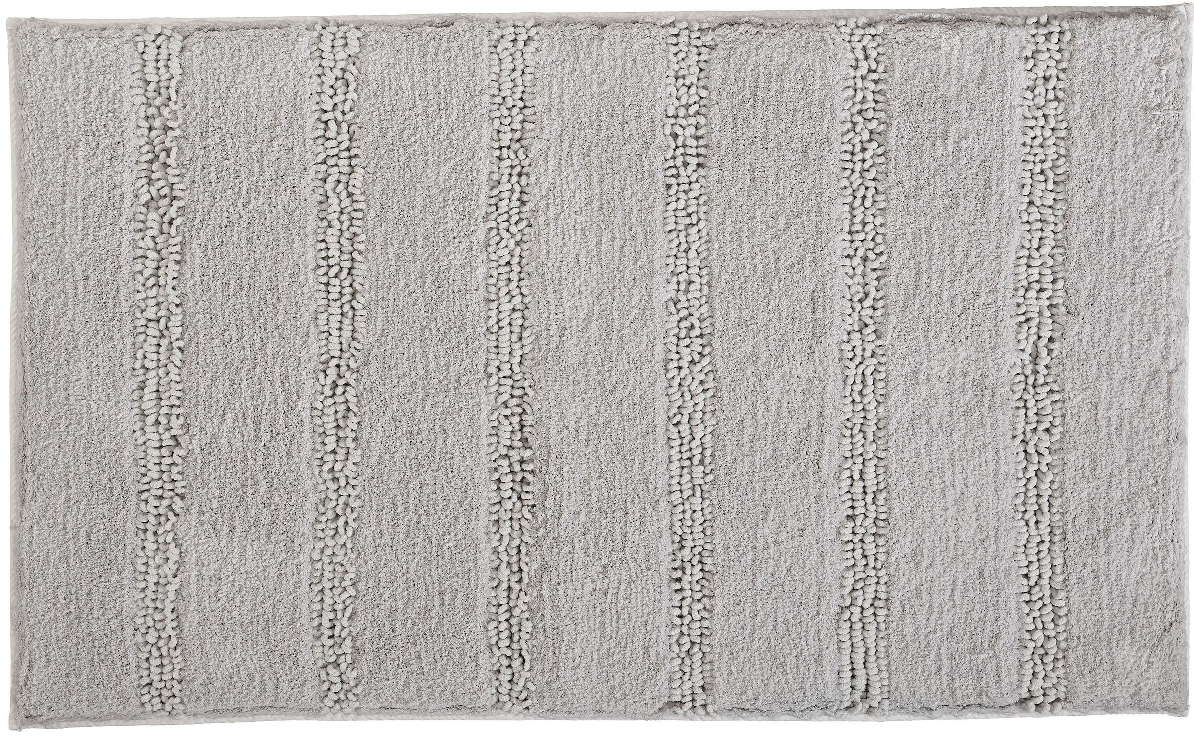 Kleine Wolke Badematte »Monrovia« Höhe 23 mm rutschhemmend beschichtet fußbodenheizungsgeeignet Badteppich, Uni Farben, gestreift, aus Mikrofaser, waschbar