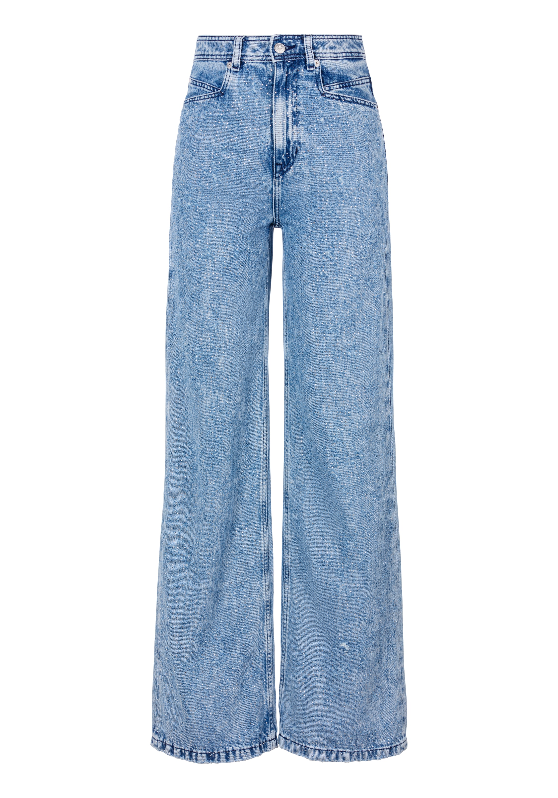 BOSS ORANGE High-waist-Jeans »Marlene High Rise, High Waist Premium Damenmode«, mit All Over Straß und Glitzer Effekt
