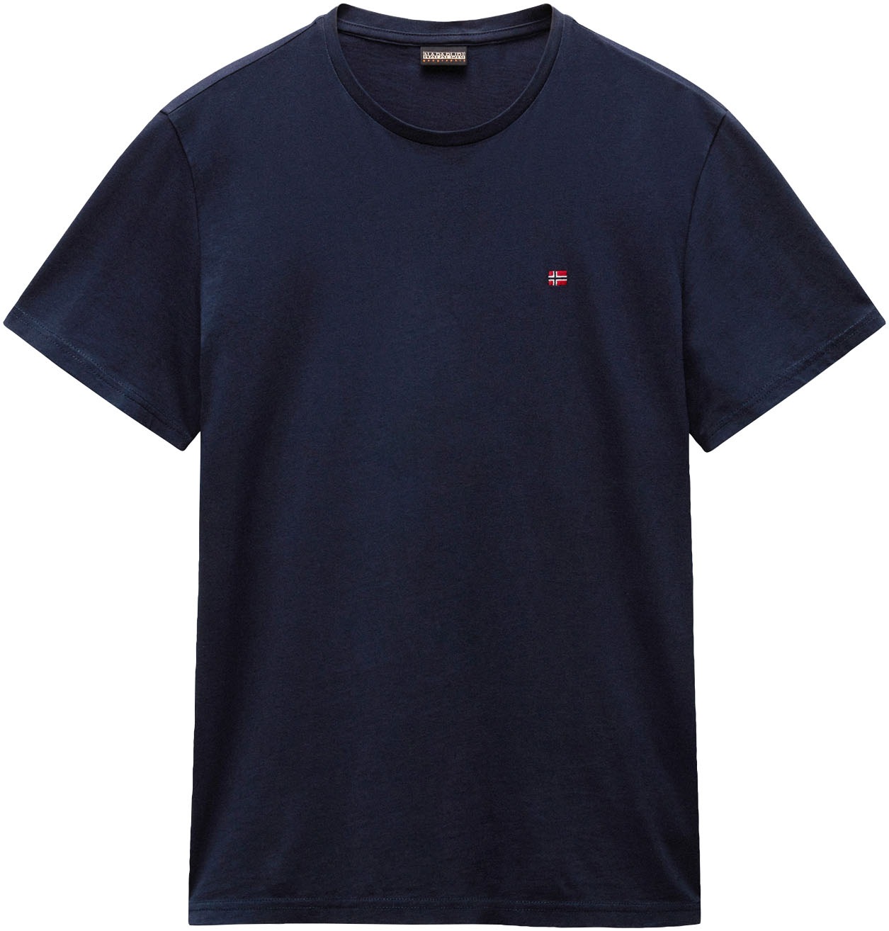 Napapijri T-Shirt »SALIS SS SUM SHARK SKIN HCB« Kurzarm, für sportliche und sommerliche Anlässe, Rundhalsausschnitt