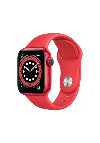 Apple Smartwatch »Series 6, GPS + Cellular, Aluminium-Gehäuse, 44 mm mit Sportarmband« kaufen