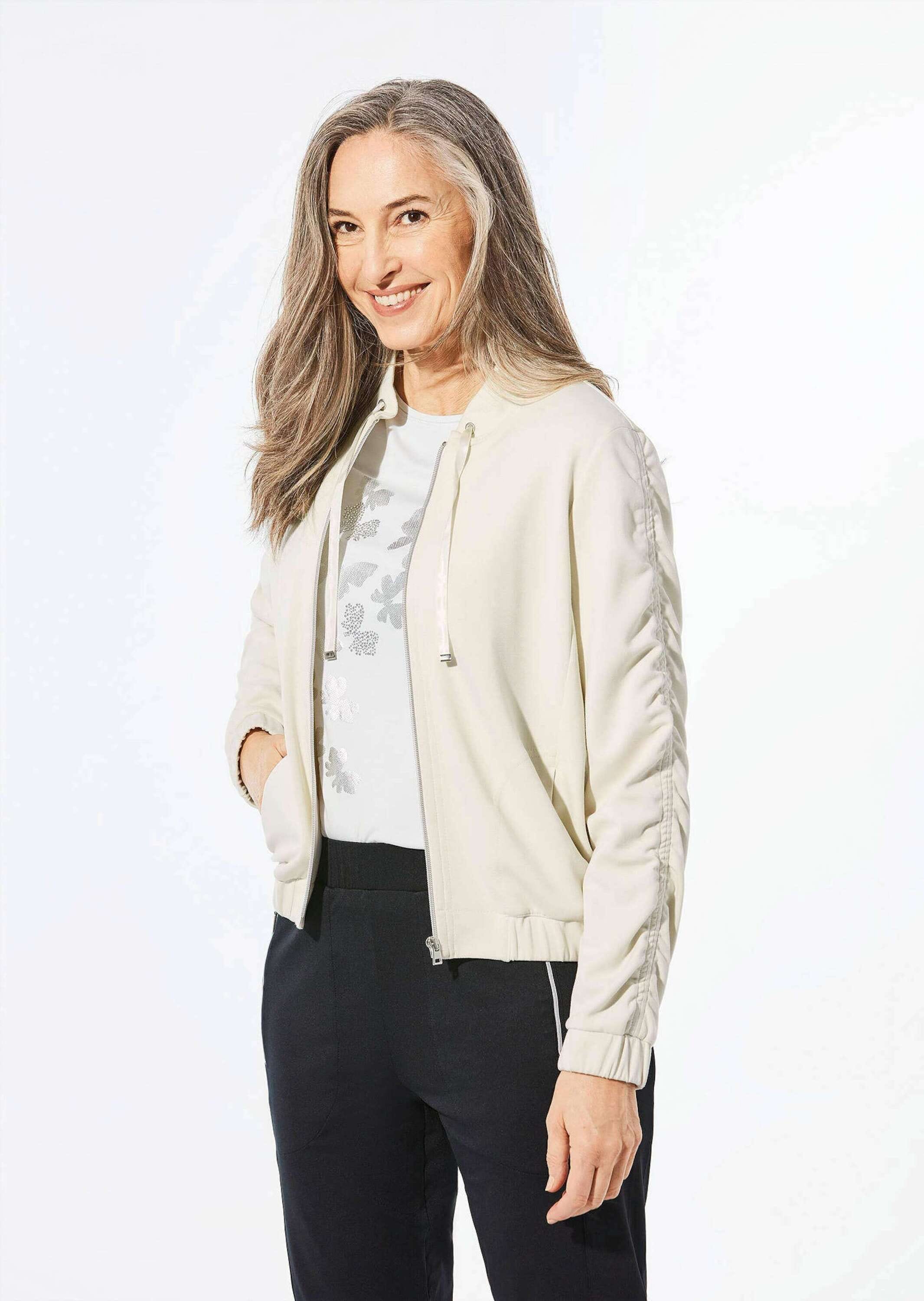 GOLDNER Kurzjacke »Blouson Blouson mit klassischen Details«