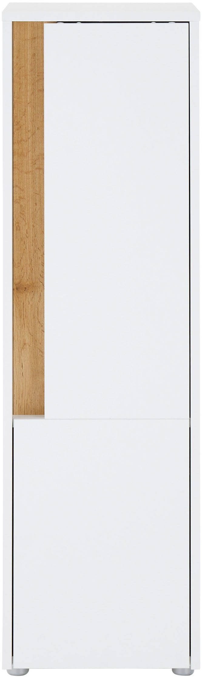 INOSIGN Midischrank »CITY/GIRON, Badschrank mit Griffmulde, Hochschrank in zeitlosem Design«, in den Farben Weiß und Anthrazit verfügbar, viel Stauraum