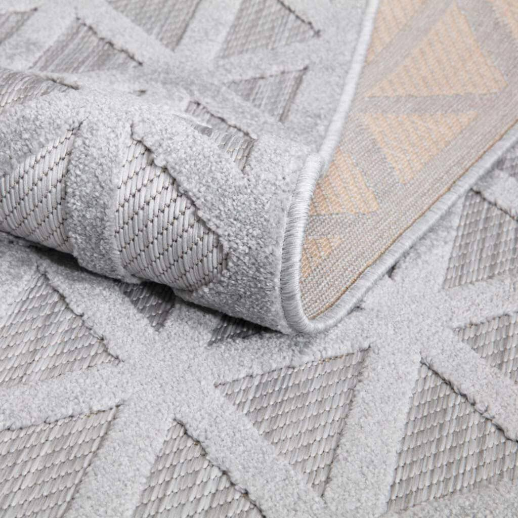 Carpet City Teppich »In-& Outdoorteppich Santorini 446, 3D-Effekt, Geo-Muster«, rechteckig