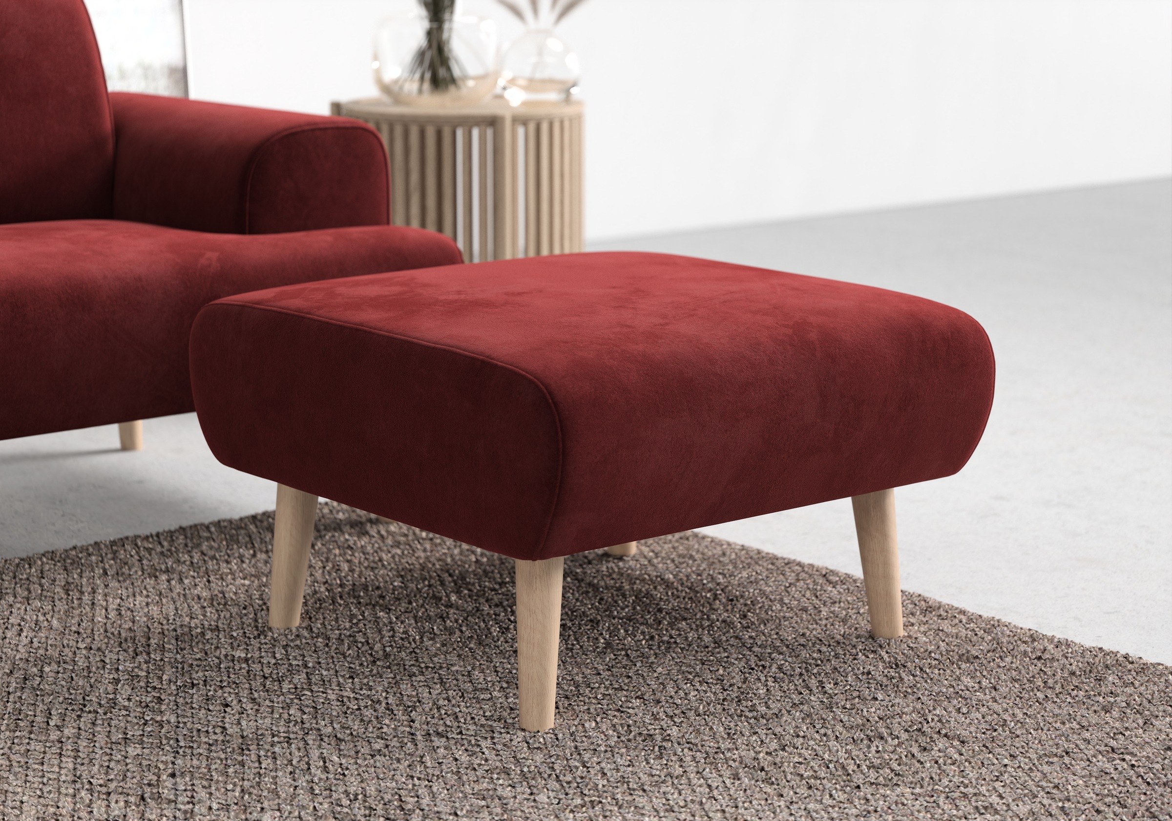 andas Polsterhocker »Swift«, passend zur Serie "Swift", B/T/H: 75/68/44 cm