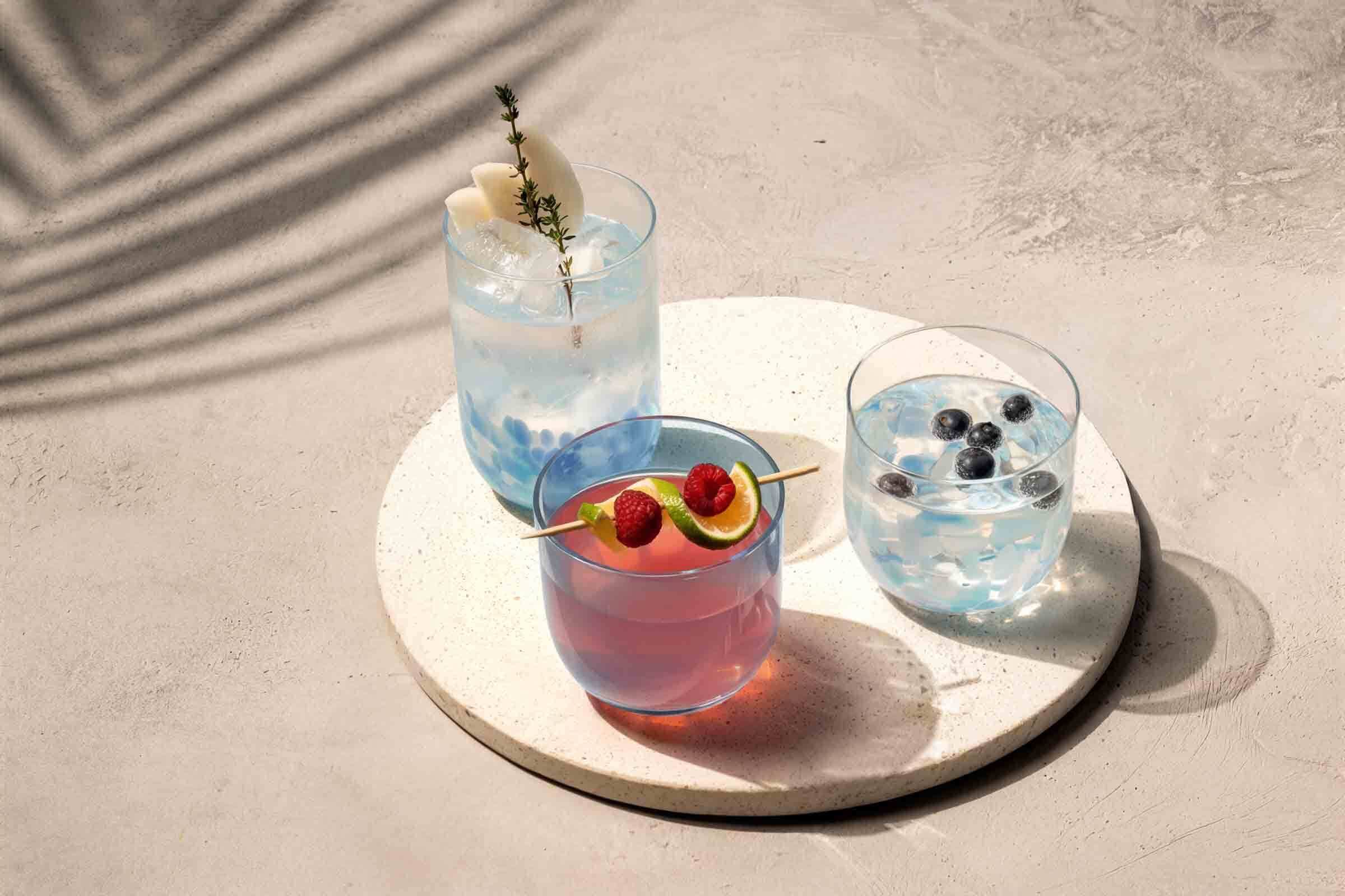 like. by Villeroy & Boch Longdrinkglas »Longdrinkglas Like Confetti 300 ml 2er Set blau« Spülmaschinenfest