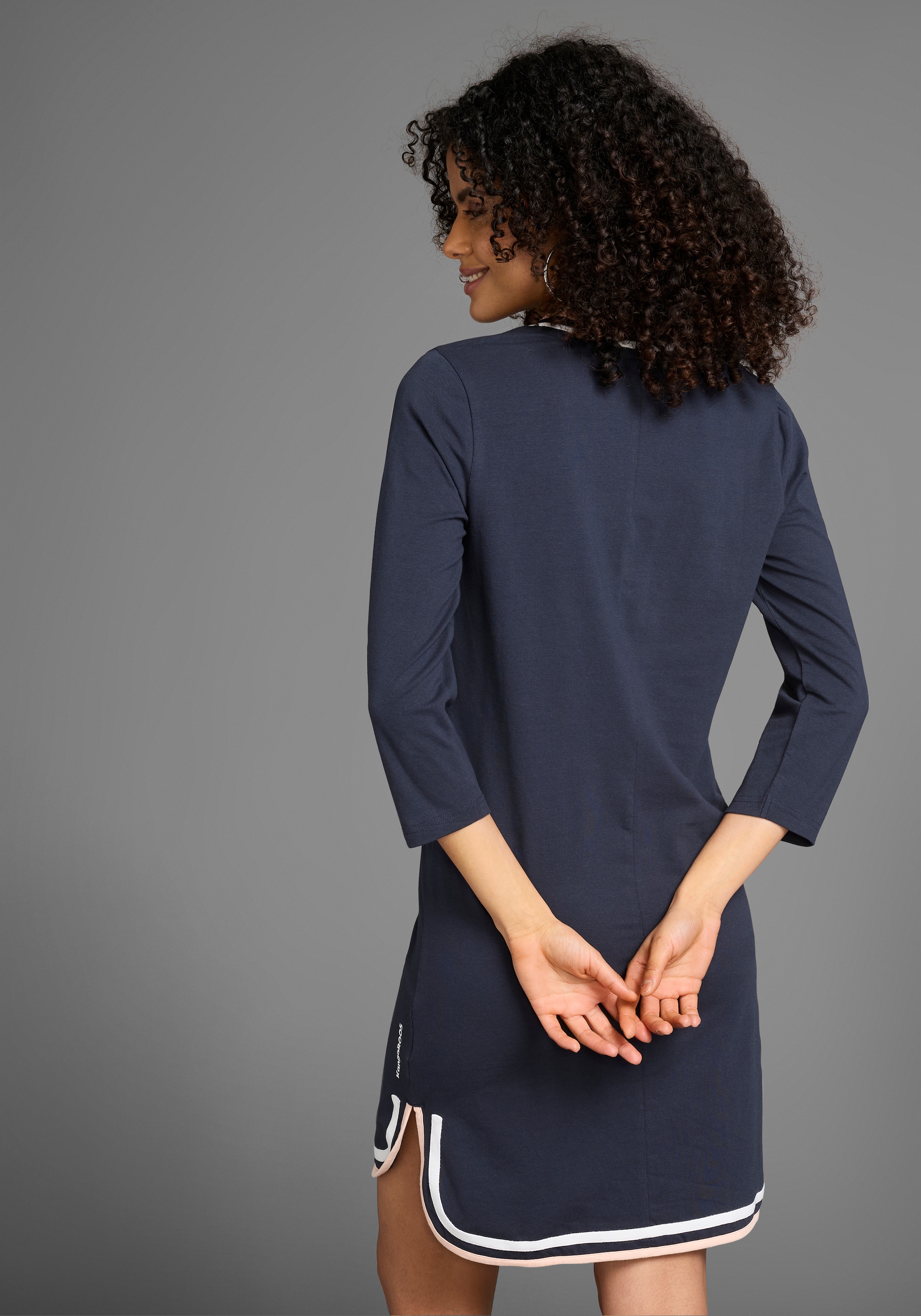 KangaROOS Shirtkleid, mit Kontrast-Details - NEUE KOLLEKTION