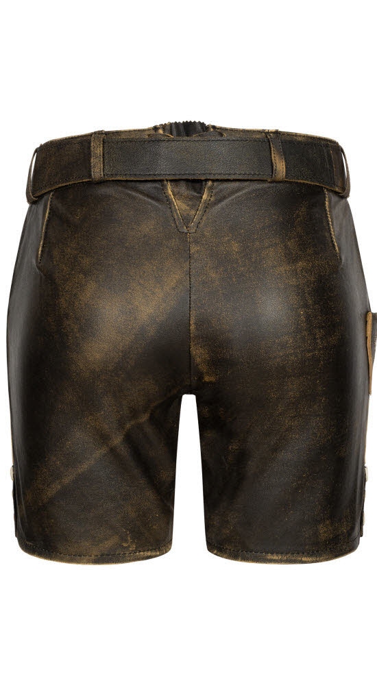 Nübler Trachtenlederhose »Lederhose Hotpant Zelda«