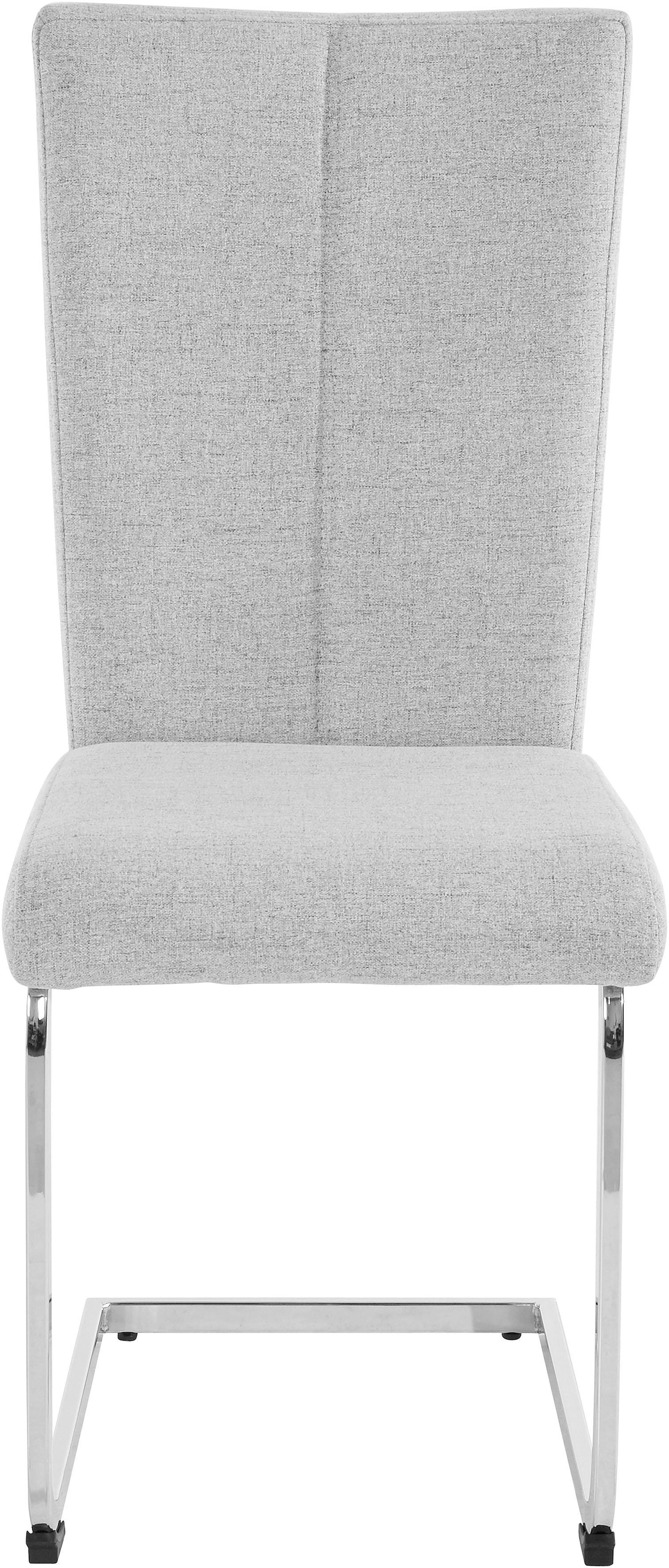 Home affaire Freischwinger »Alex«, (Set), 2 St., Webstoff, Stuhl belastbar bis 120 Kg, Gestell im Chrom-Look