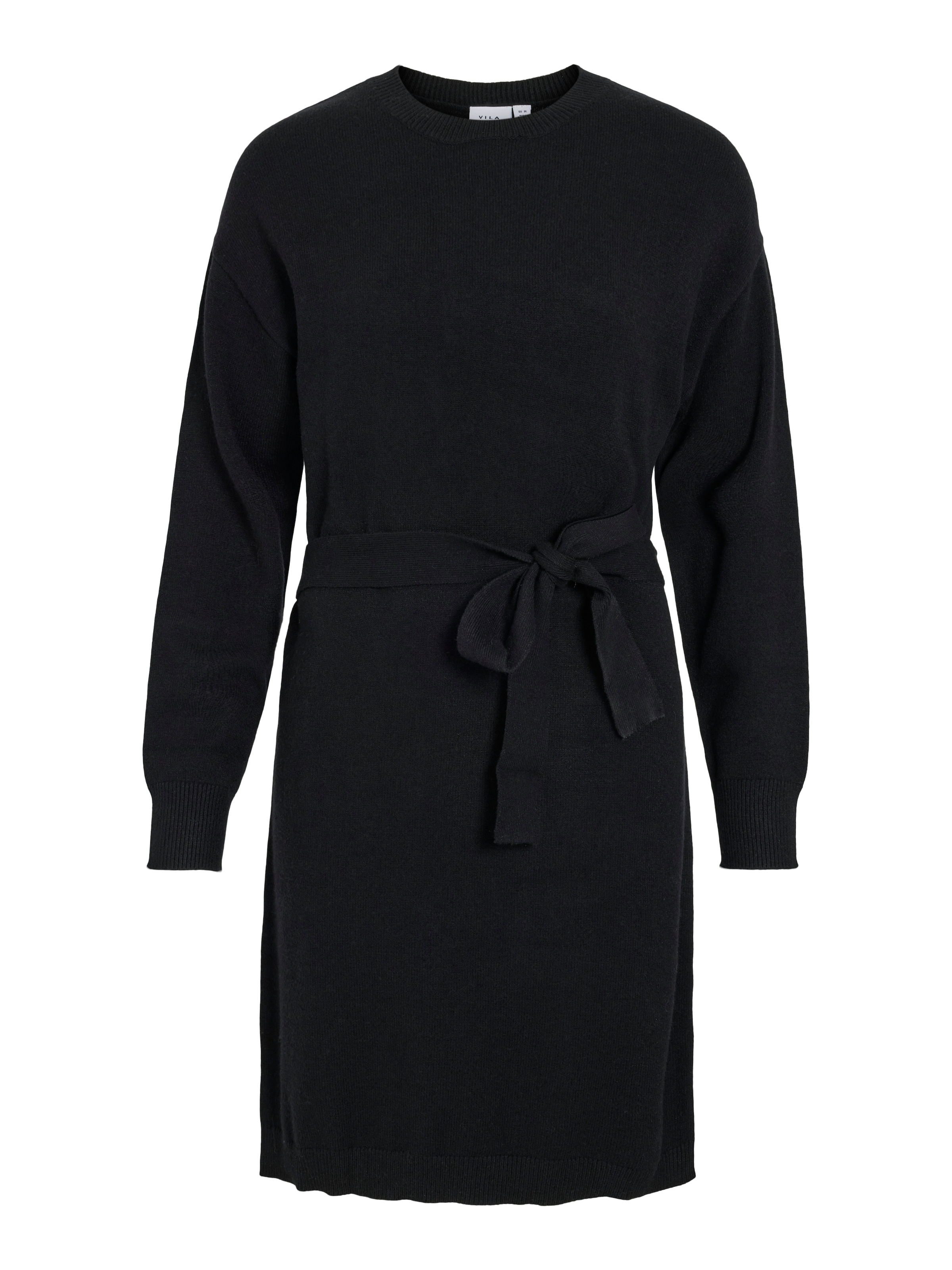 Vila Strickkleid »VIRIL O-NECK L/S BELT KNIT DRESS - NOOS«