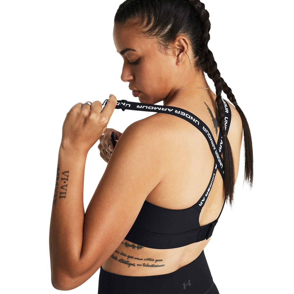 Under Armour® Sport-BH »UA INFINITY HIGH 2.0 BRA« elastischer Materialmix mit Elasthan, atmungsaktives Design