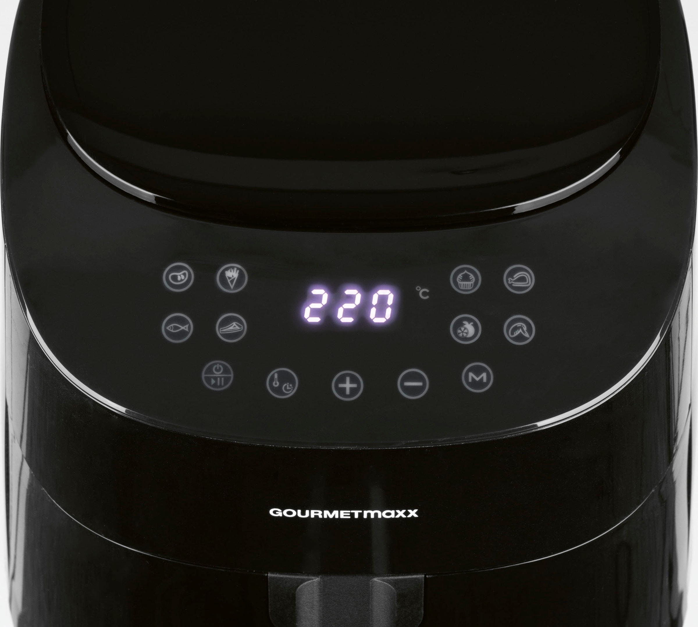 GOURMETmaxx Heißluftfritteuse »Digital 4,5l, schwarz, 11822«, 1450 W