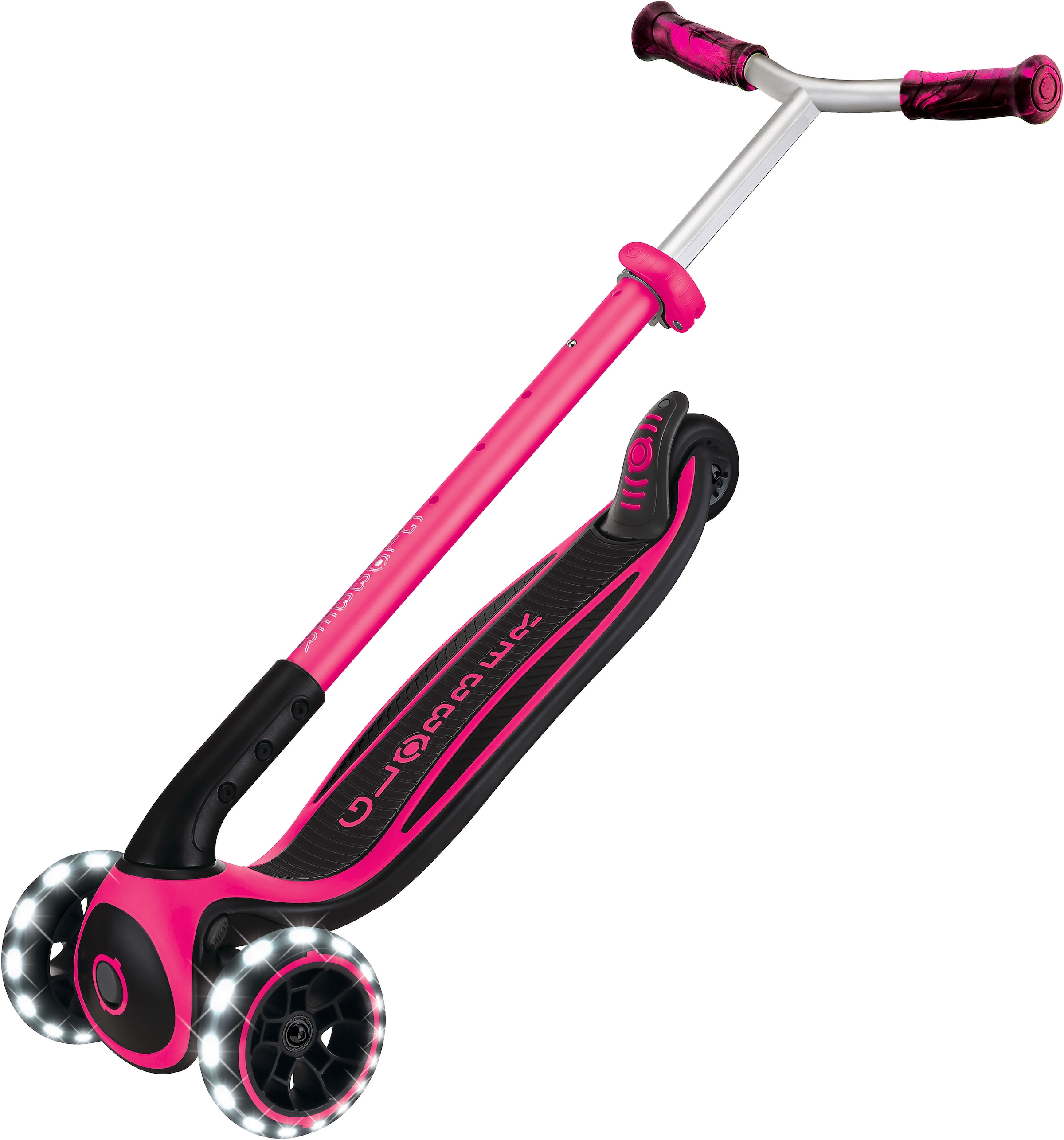 Globber Tretroller »ACE LIGHTS, mit Leuchtrollen«