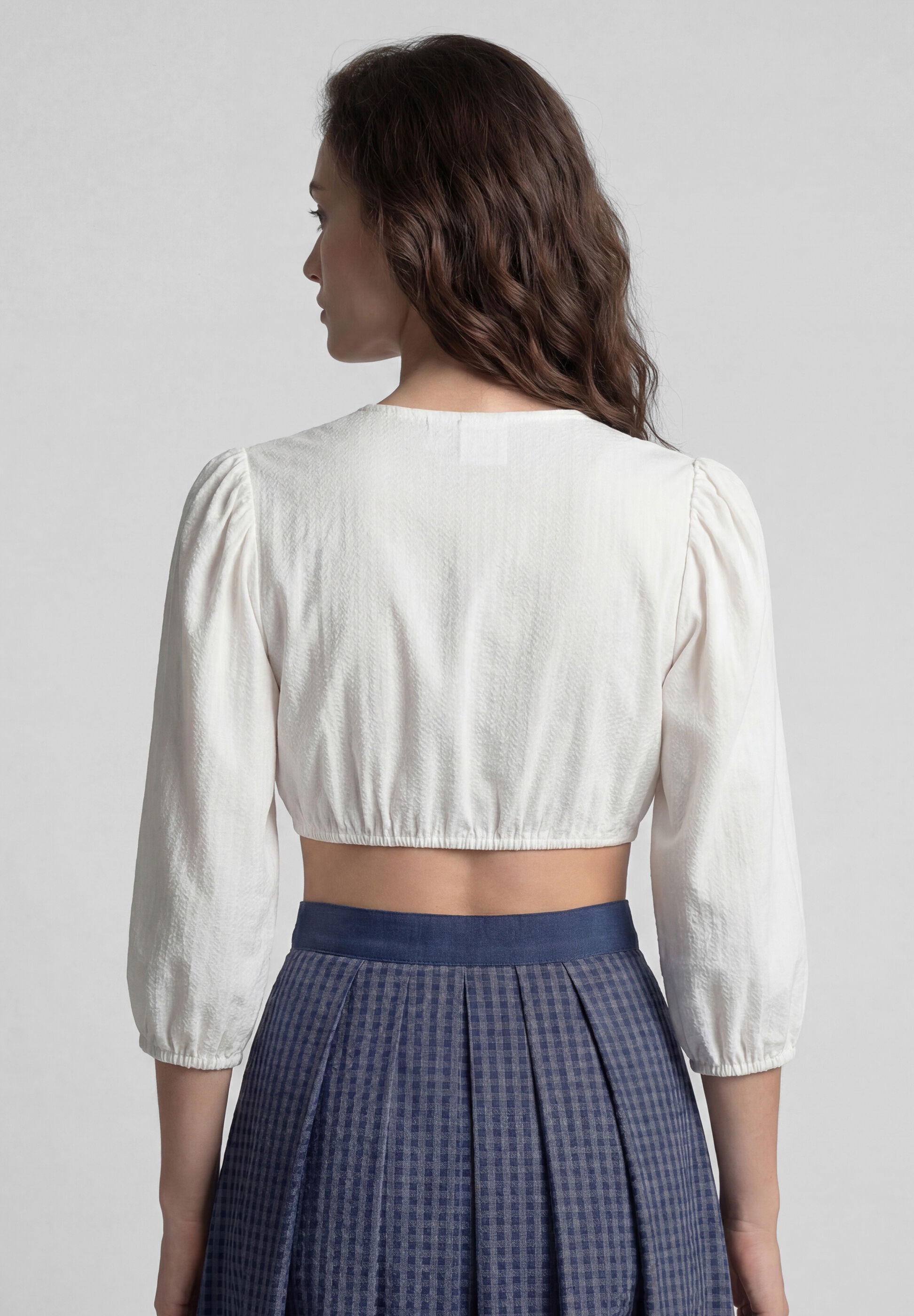 Spieth & Wensky Dirndlbluse »Spieth & Wensky Dirndlbluse Kadett« mit 3/4-Ärmeln