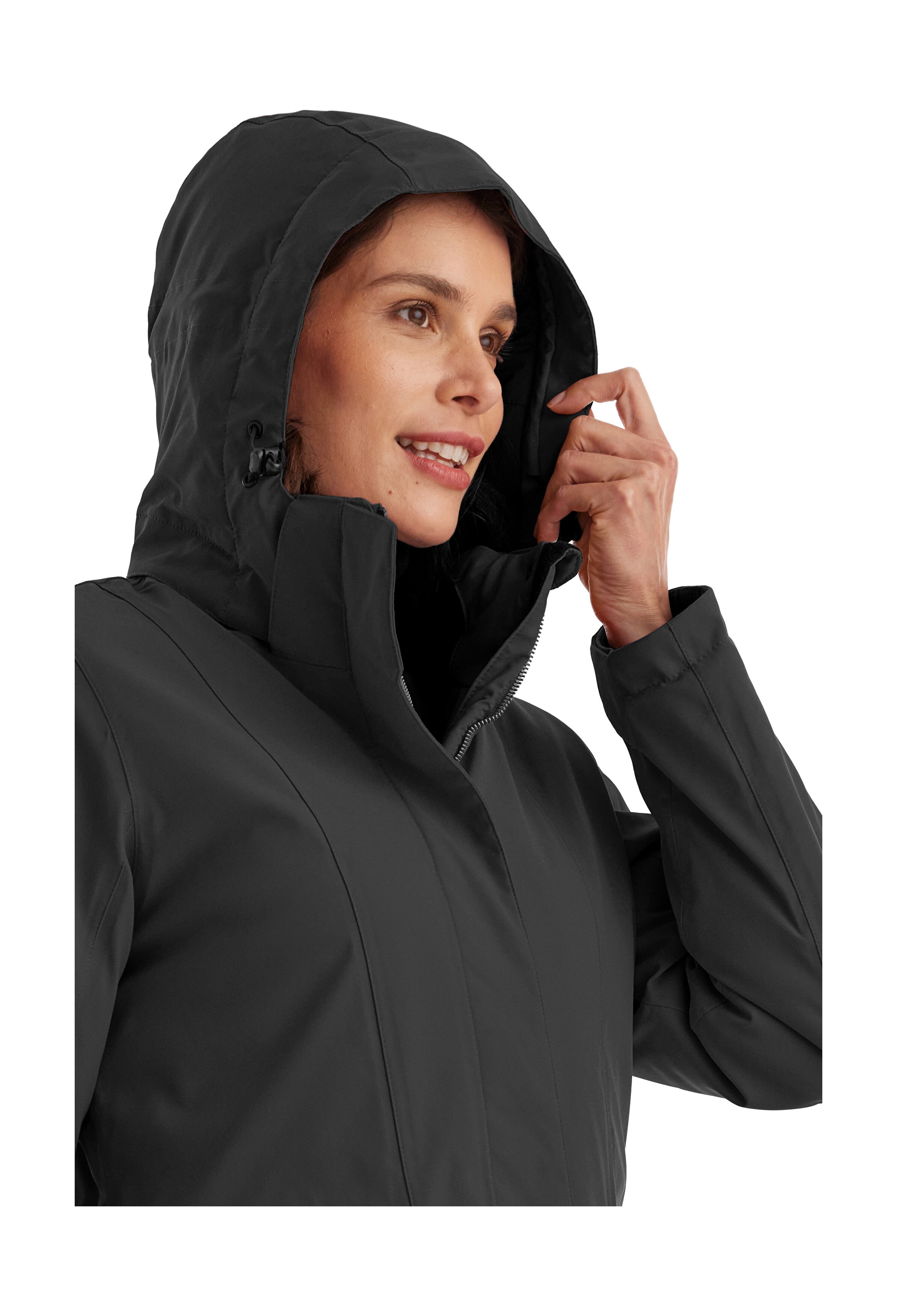 Killtec Parka »Damen Funktionsparka«, Wasserdichter, atmungsaktiver Damenparka mit abnehmbarer Kapuze