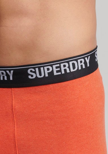Superdry Langer Boxer »SD lg Boxer web wb 3x«, (3 St., 3er-Pack), mit Logo Webbund