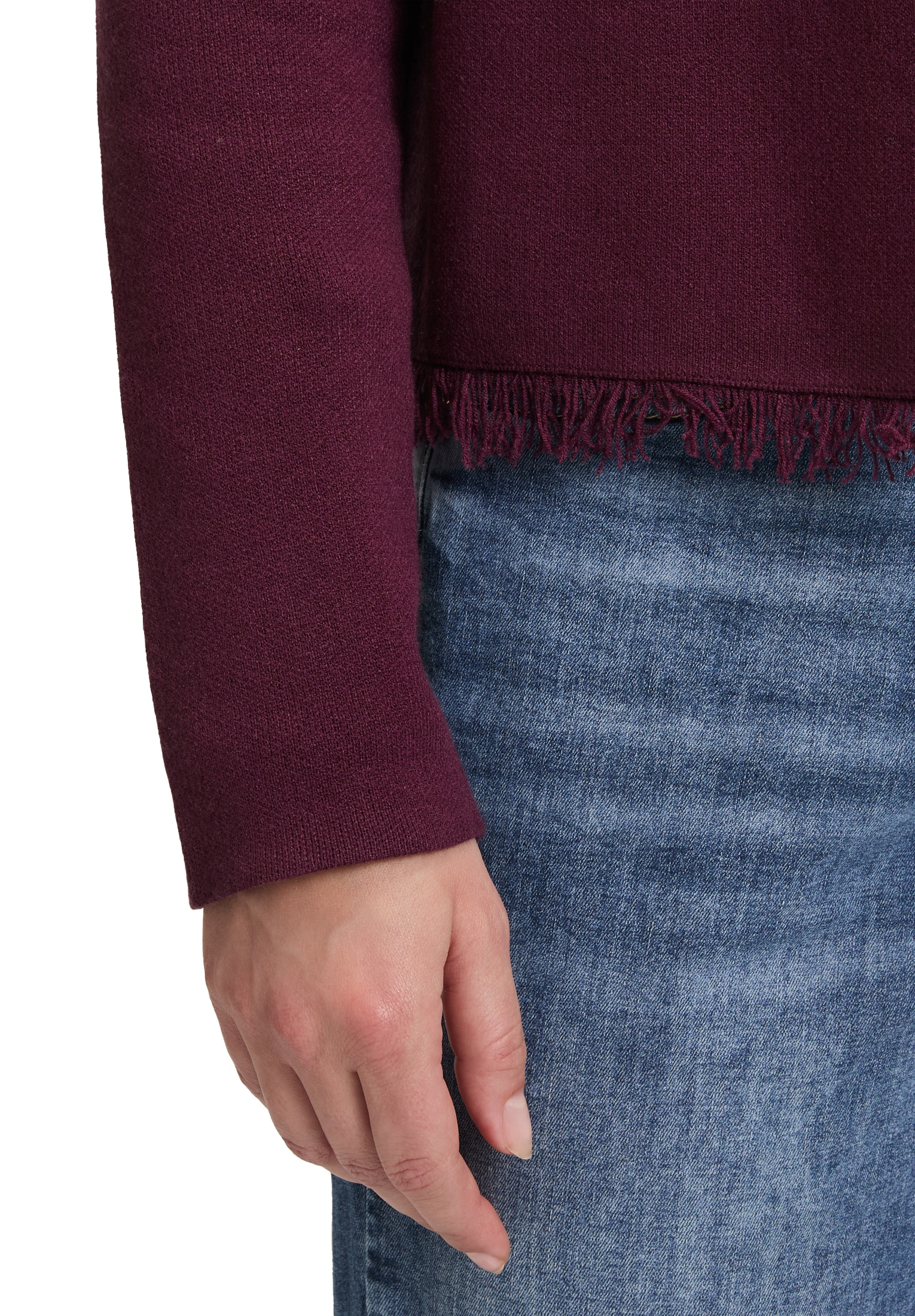 Cartoon Cardigan »Strick-Cardigan mit Fransen«