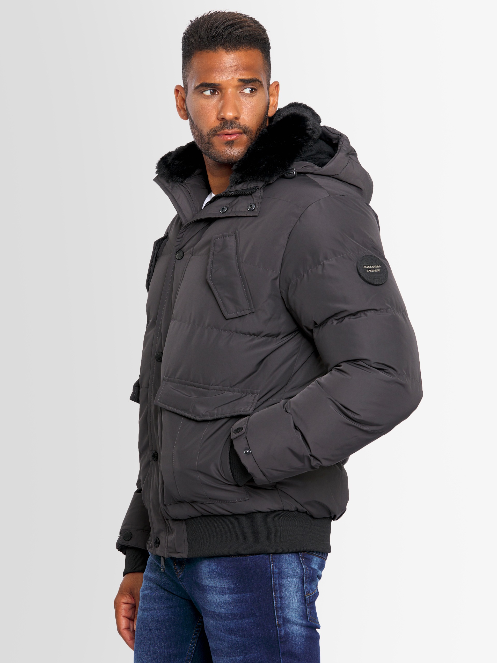 Alessandro Salvarini Winterjacke »Alessandro Salvarini Herren Winterjacke AS286«