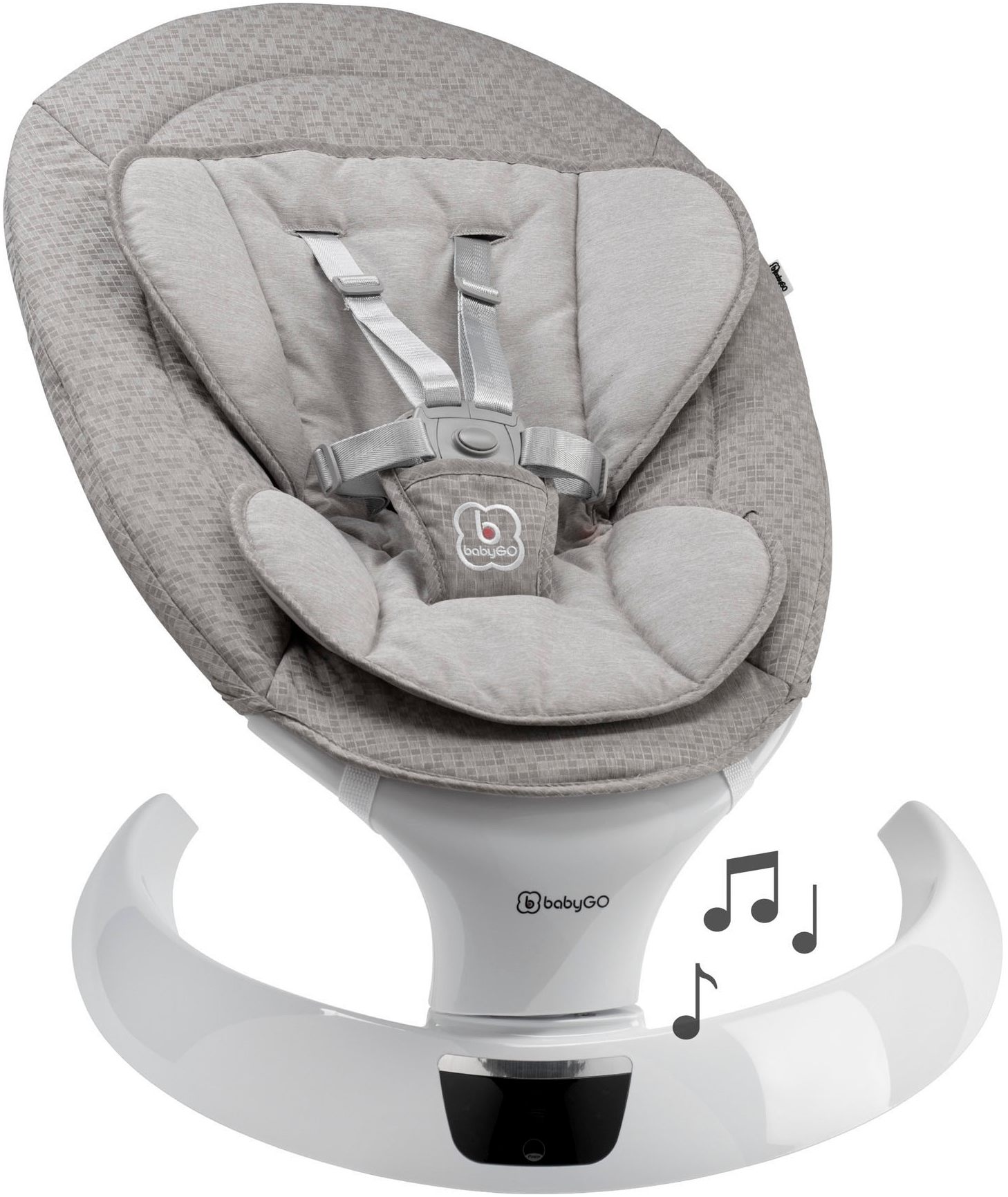BabyGo Babywippe »Swing« bis 9 kg mit Fernbedienung, Musik, Schaukelfunktion