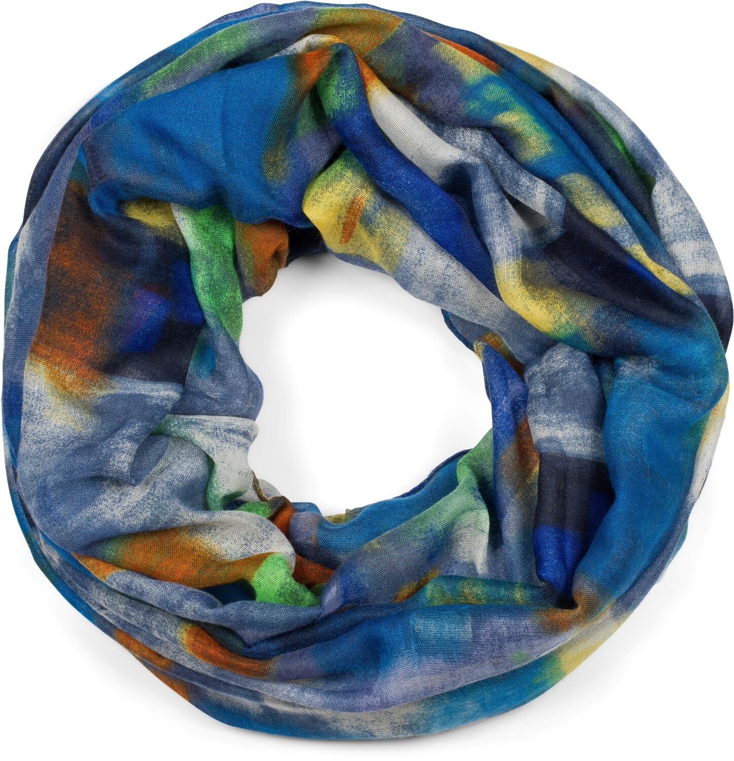 styleBREAKER Loop »Loop Schal mit buntem Pinselstrich Muster« 1 Stk.