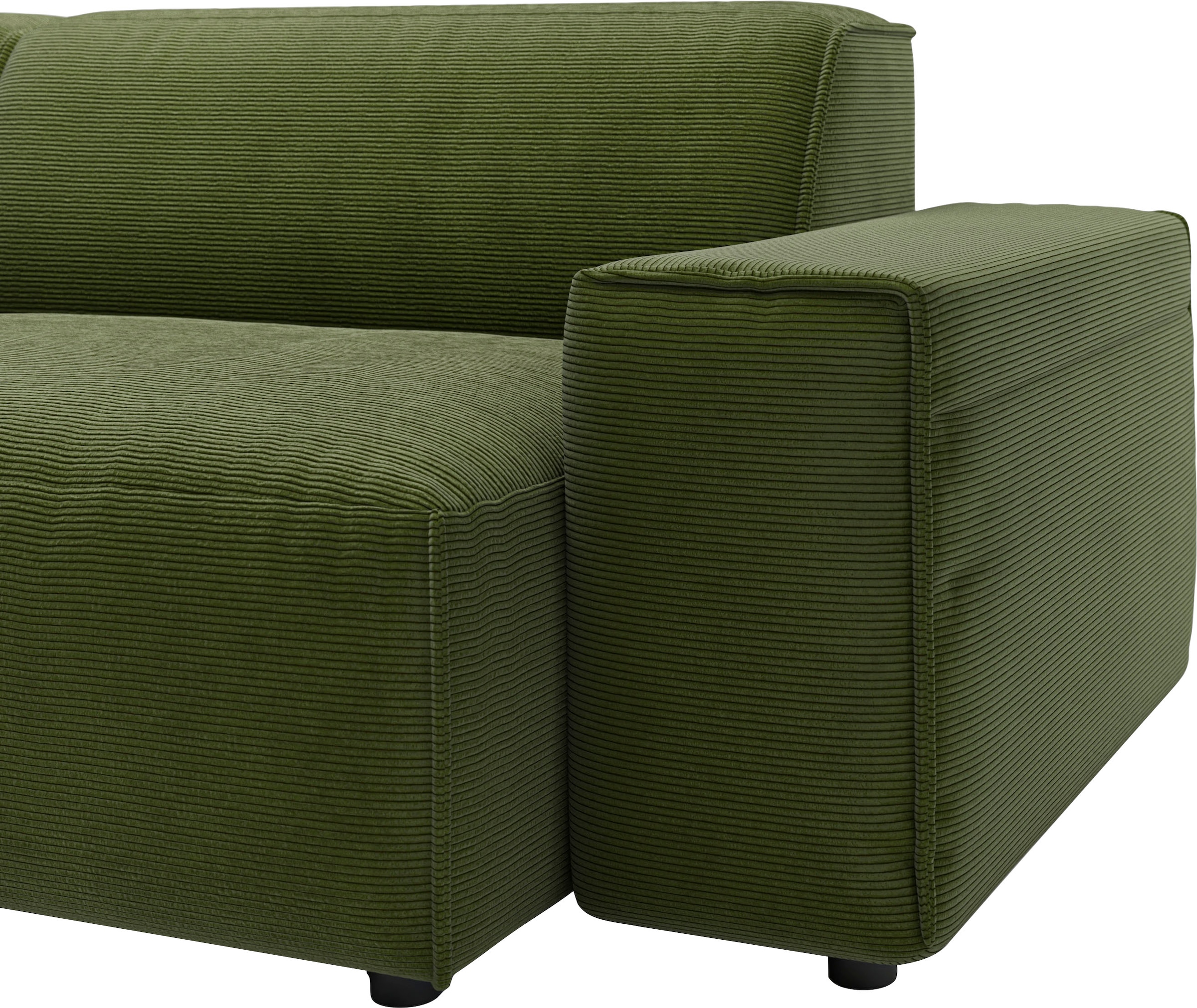 andas Big-Sofa »Glimminge  auch in Breitcord, Feincord + Easy care-Bezug,«, besondere Kedernähte Zierkissen