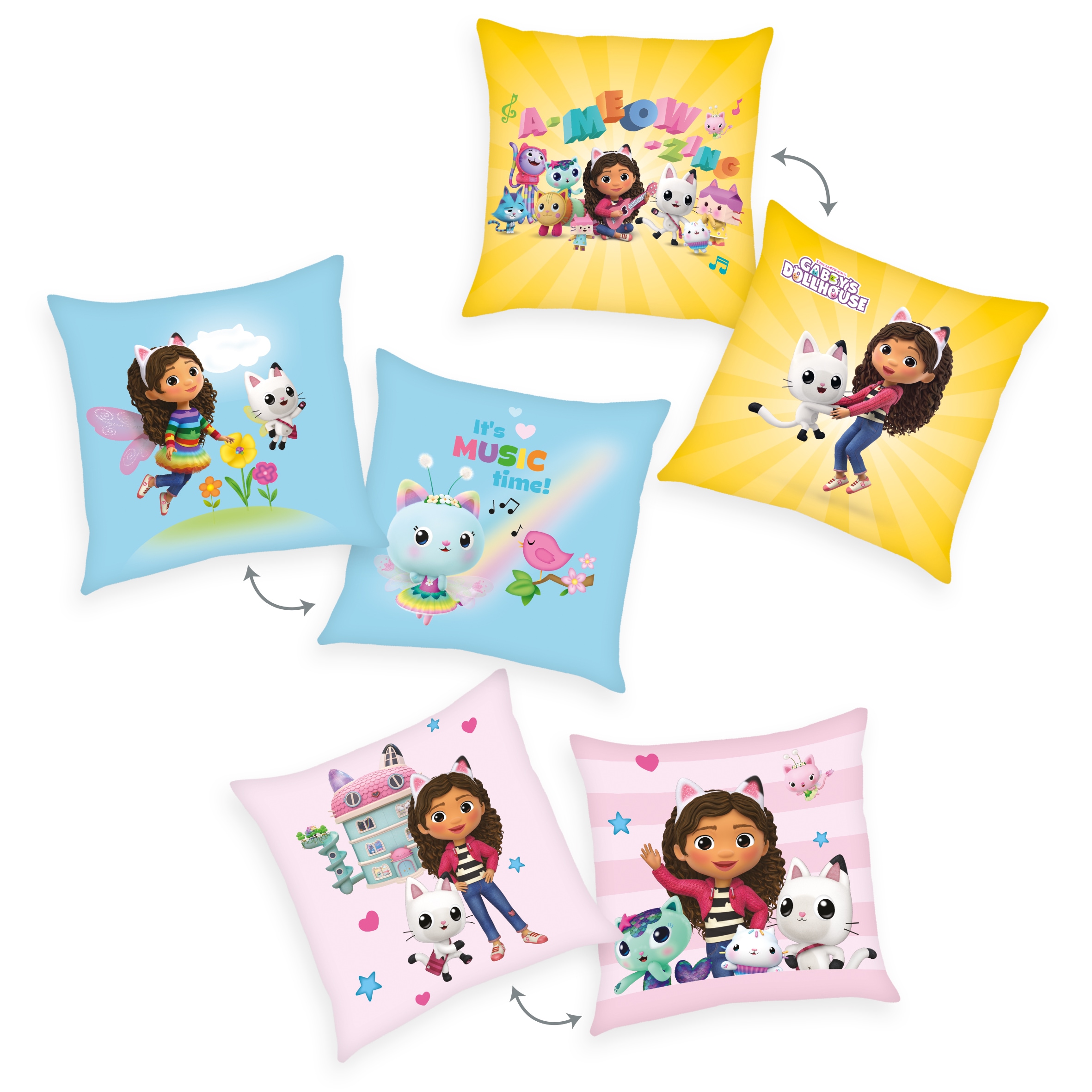 Dreamworks Gabby’s Dollhouse Dekokissen »Gabbys Dollhouse« hochfarbig bedruckt