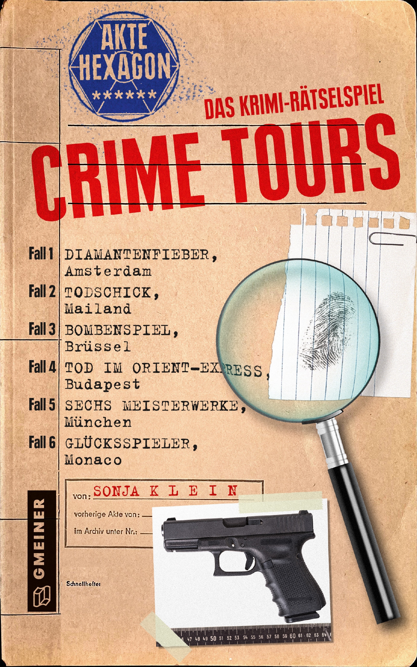 GMEINER Spiel »Crime Tours - Akte Hexagon«, Made in Germany