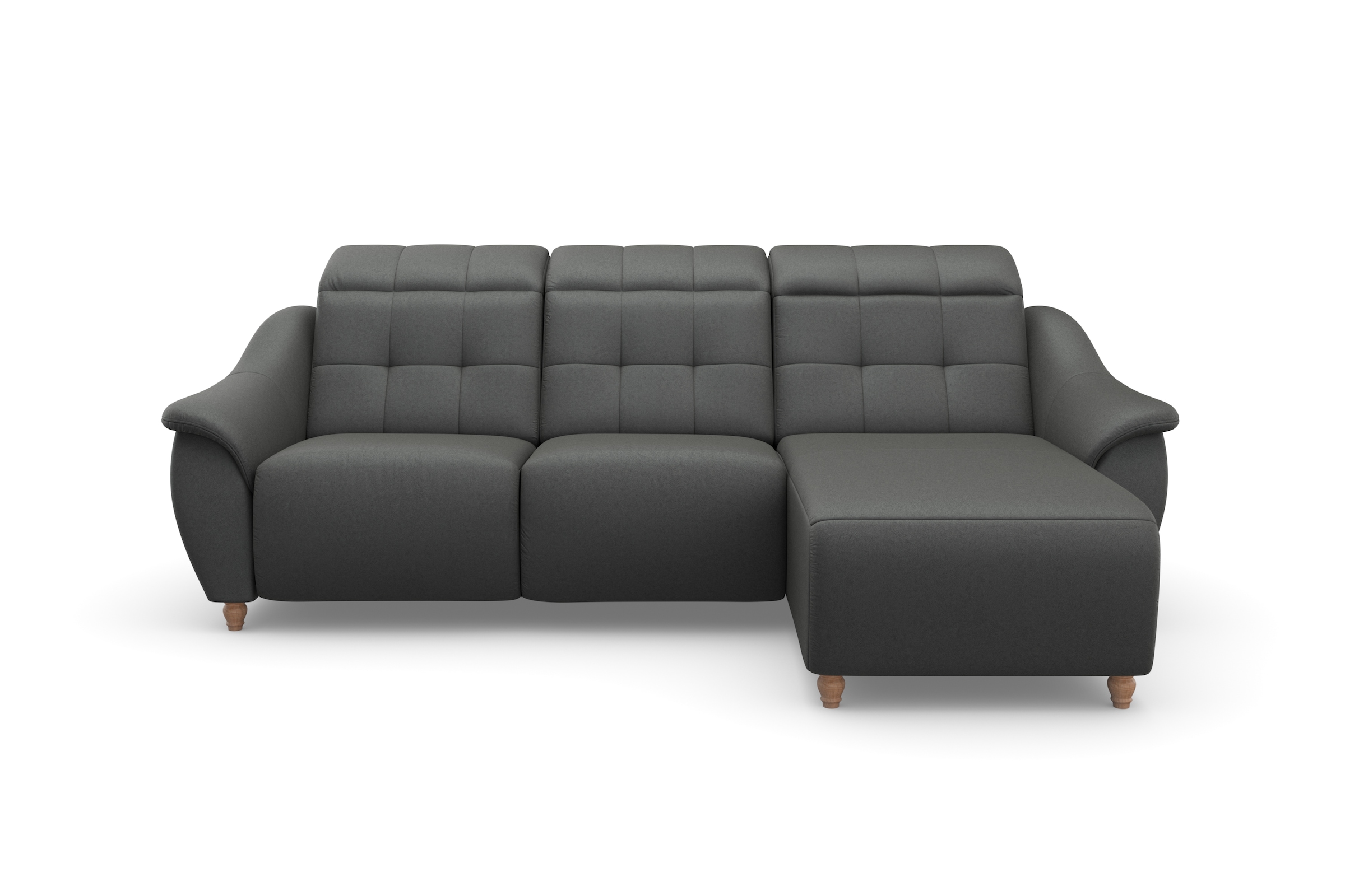 Home affaire Ecksofa »Boston L-Form«, (2 St.), Kopfteilverstellung an jeder Sitzfläche, wahlweise Relaxfunktion