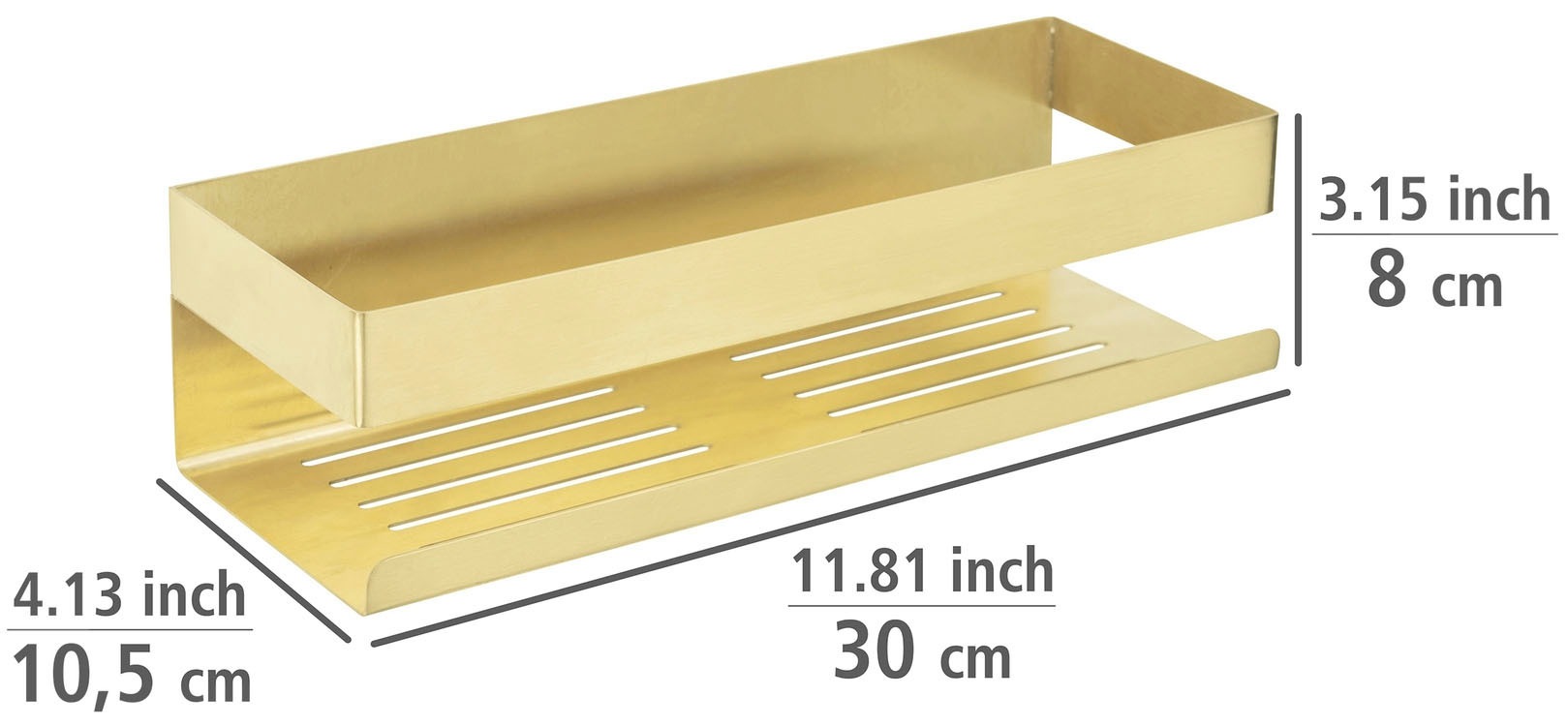 WENKO Badregal »Turbo-Loc® Genova«, Befestigen ohne Bohren