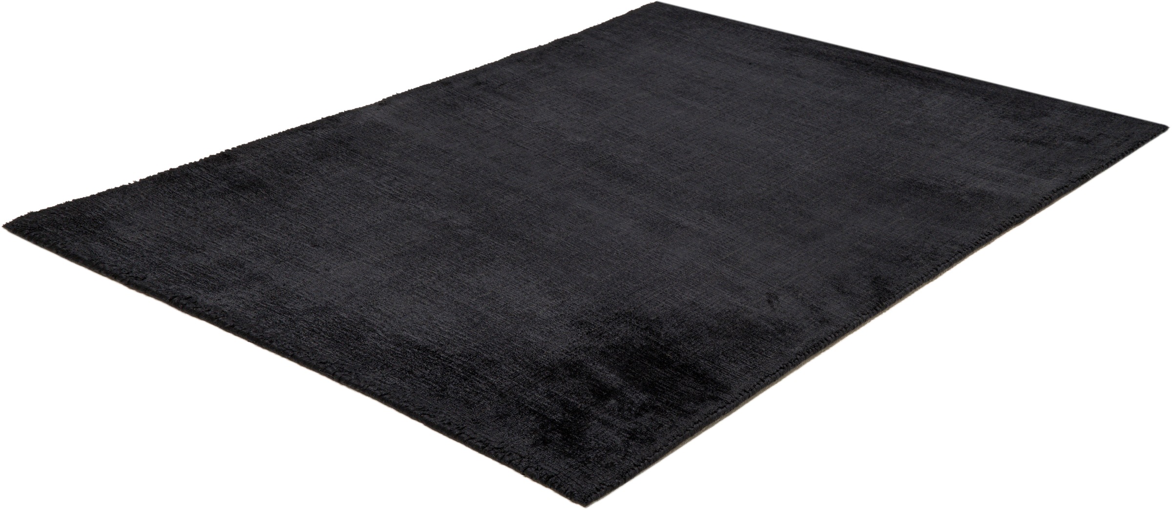 TOM TAILOR HOME Teppich »Shine uni«, rechteckig, 8 mm Höhe, Handweb Teppich, 100% Viskose, handgewebt, mit elegantem Schimmer