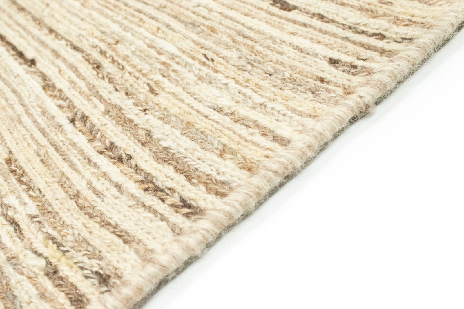 morgenland Wollteppich »Gabbeh Teppich handgeknüpft handgeknüpft rechteckig, naturweiß«