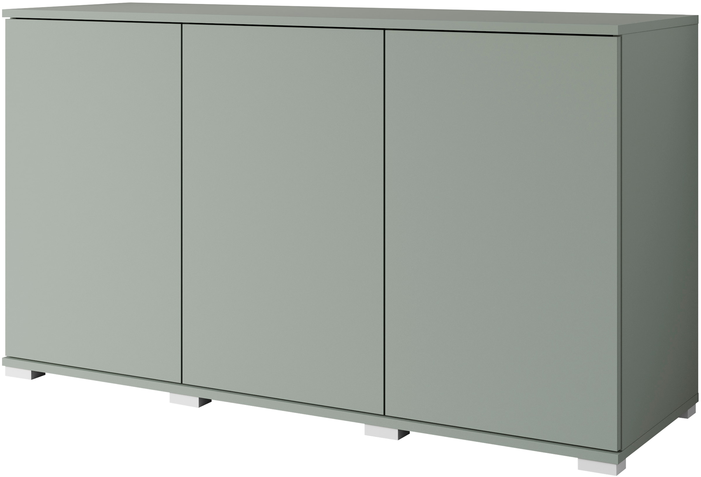 INOSIGN Sideboard »Kenia, moderne grifflose Kommode mit 3 Türen, Breite 120 cm«, (1 St.), Push-to-Open-Fronten, höhenverstellbaren Einlegeböden