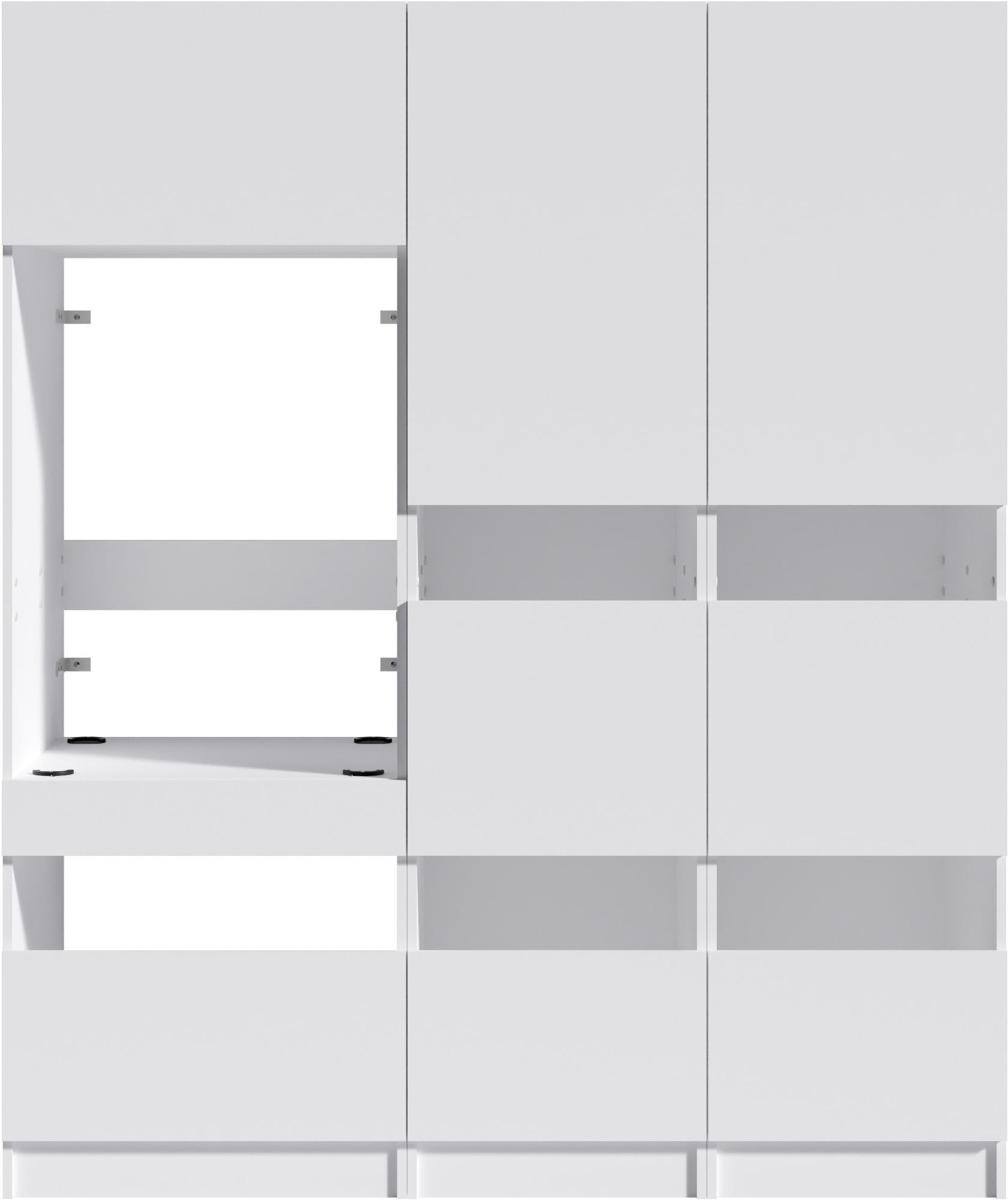 BASIC by Balculina Mehrzweckschrank-Set »Washhome B/T/H 168x68x200 cm« 3 Stk. tlg.