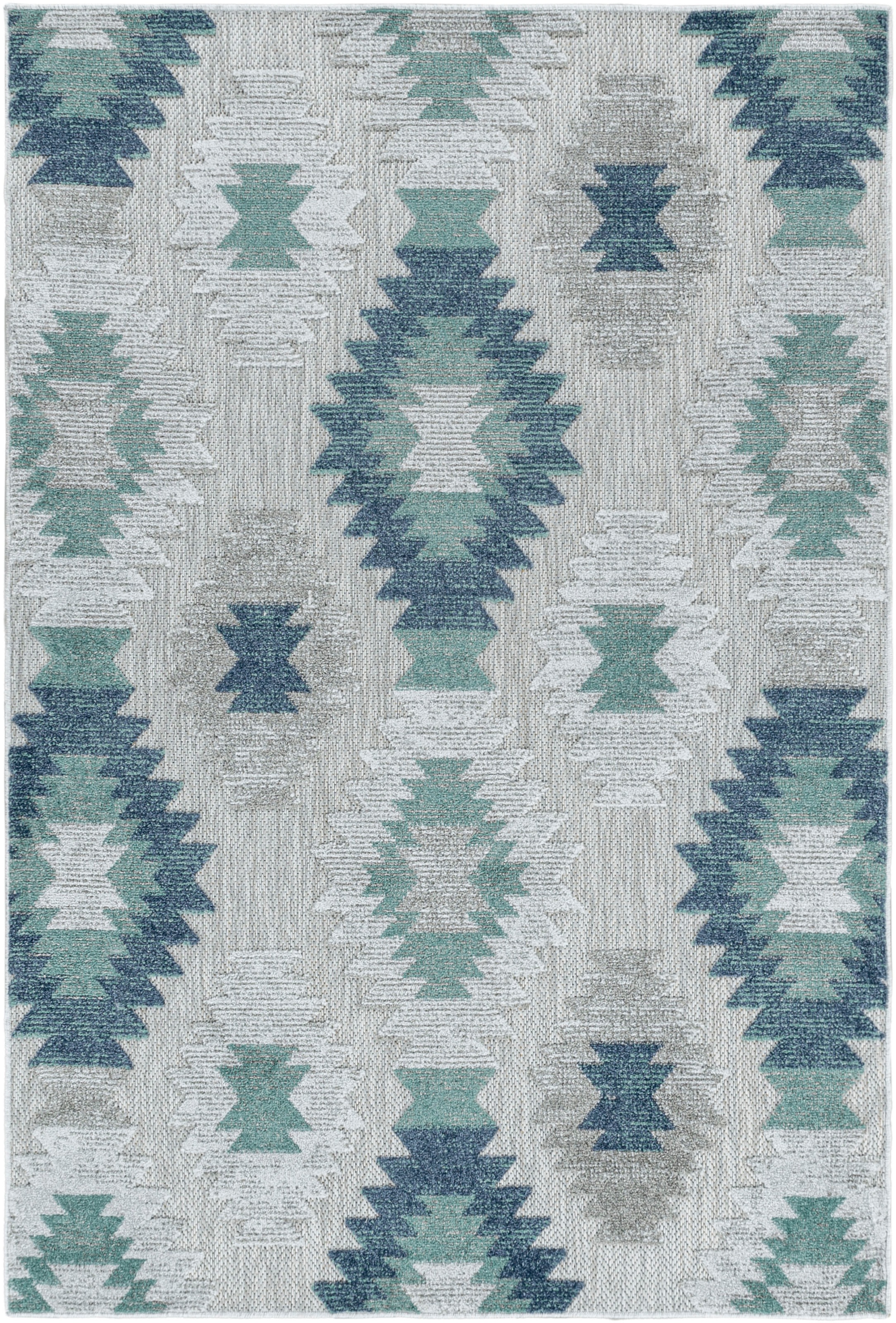 Ayyildiz Teppiche Outdoorteppich »BAHAMA 5153« rechteckig 8 mm Höhe Läufer, Flachflor mit Hoch-Tief-Struktur, In-und Outdoor geeignet
