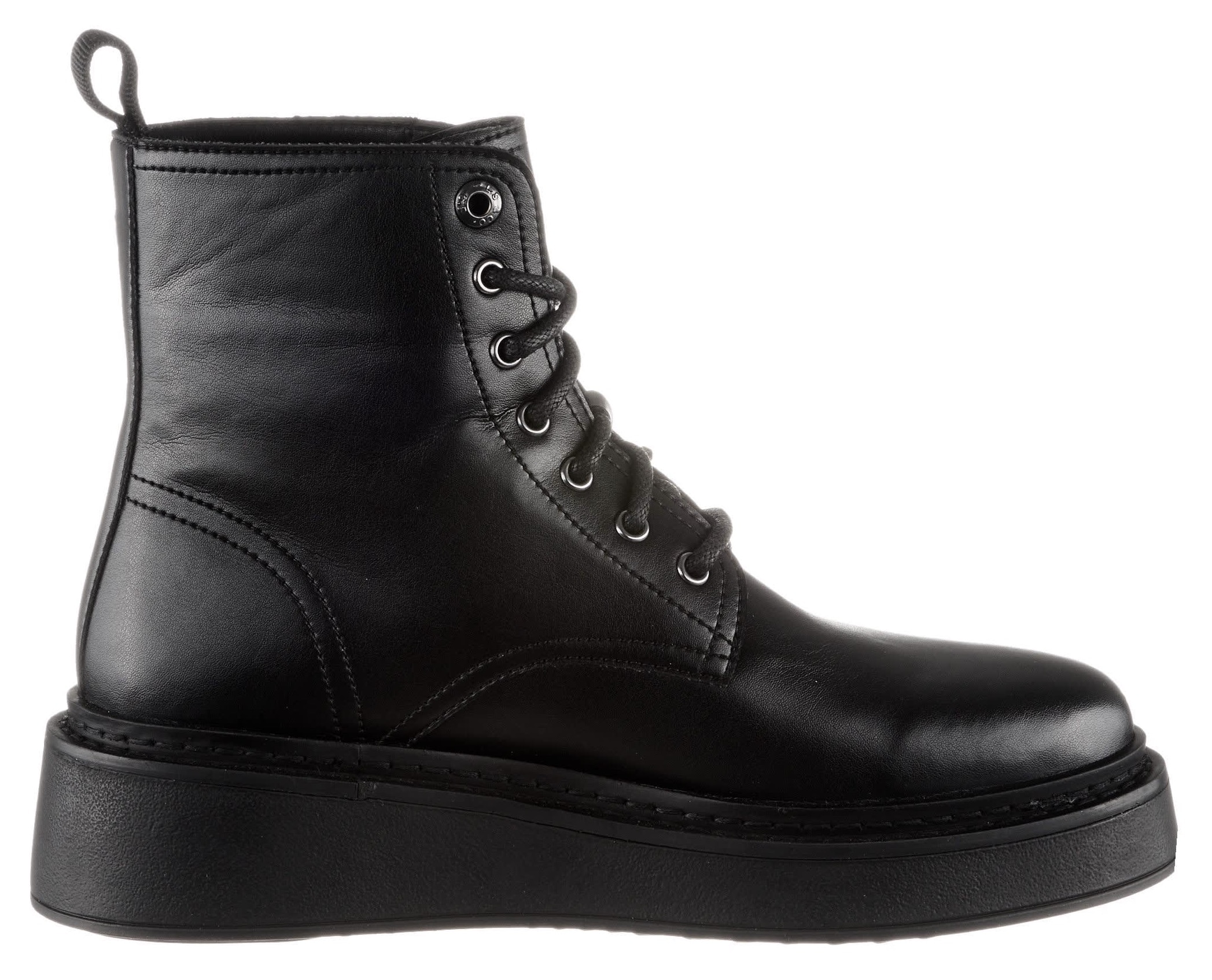 Levi's® Schnürboots »HARLOW«, Plateauabsatz, Schnürstiefelette, Boots mit Anziehlasche