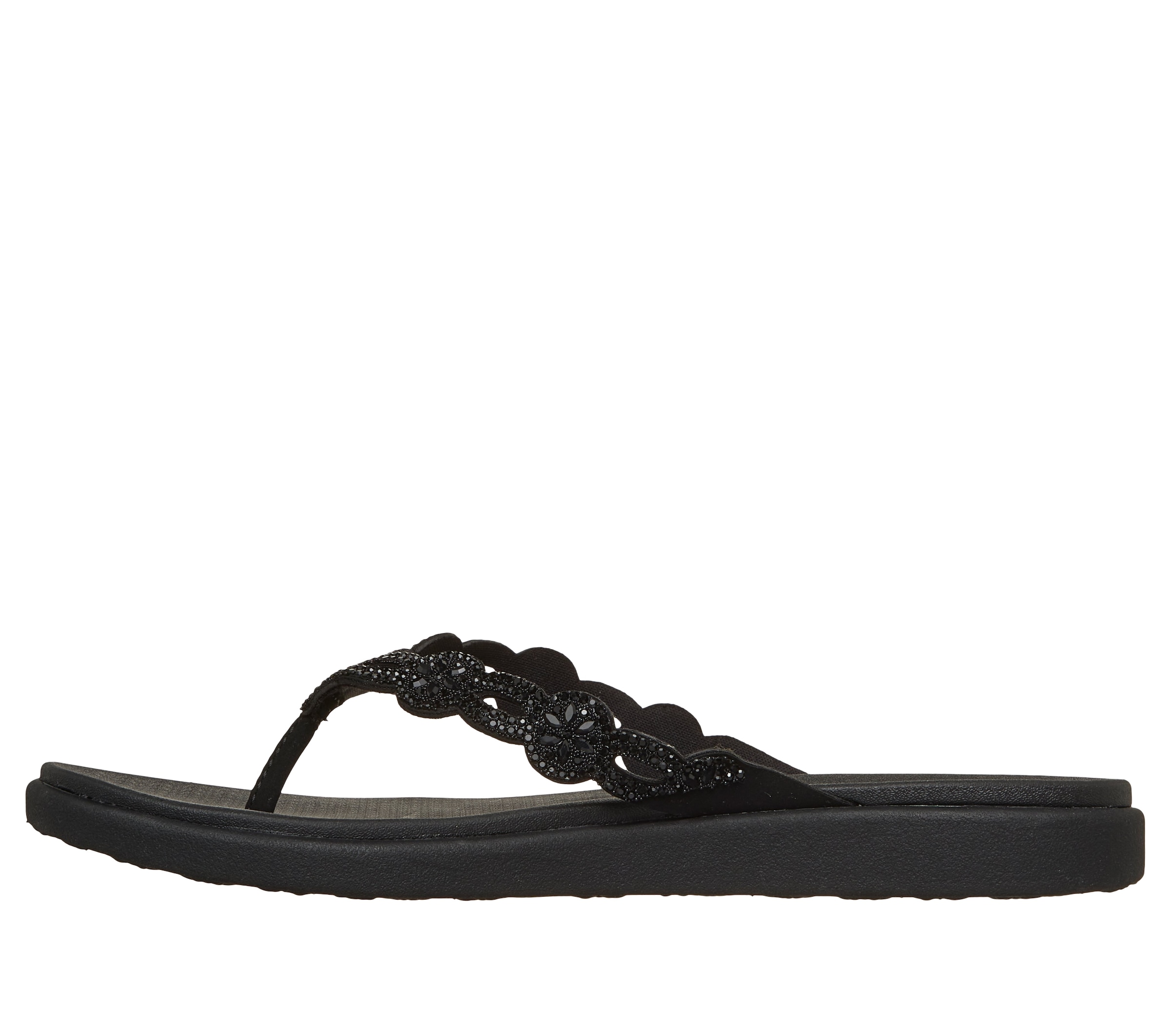 Skechers Zehentrenner »MEDITATION LUXE«  Strandschuh, Sommerschuh, Badeschuh mit Schmucksteinchen