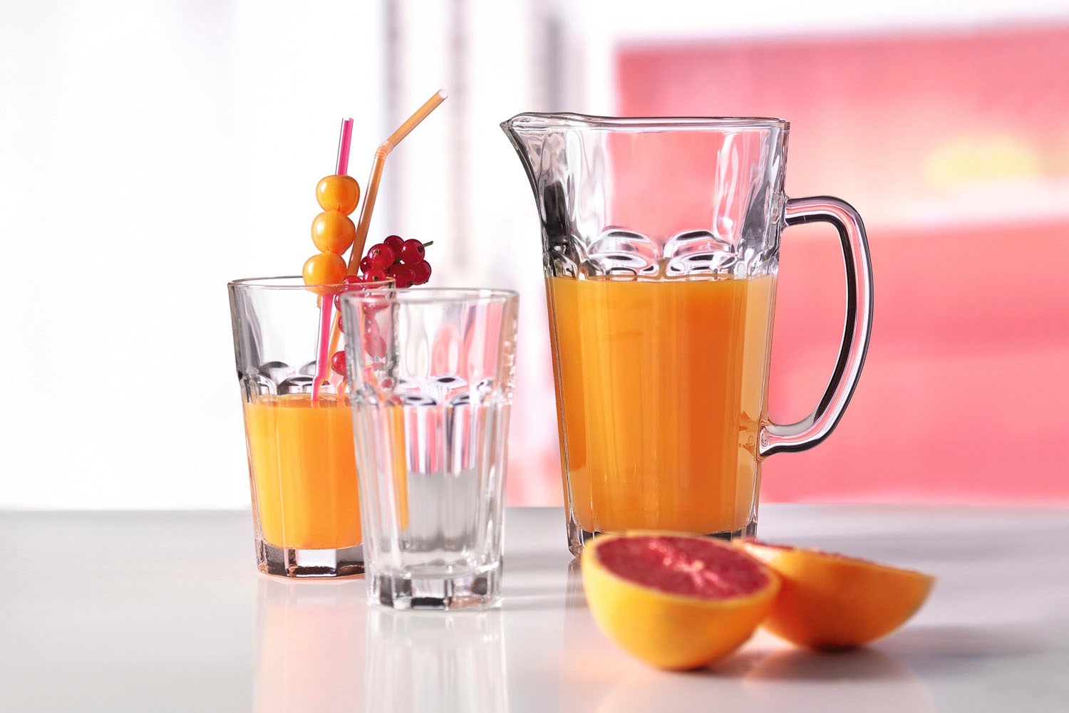 LEONARDO Gläser-Set »ROC«, (Set, 7 tlg.), Krug/Becher-Set, 7-teilig