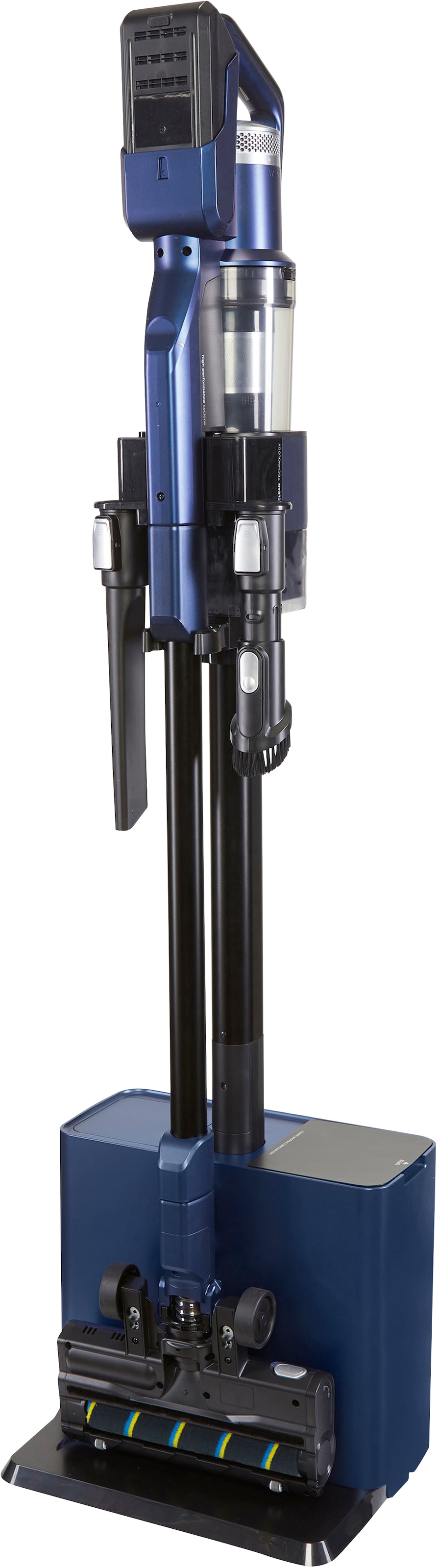 Hanseatic Akku-Stielstaubsauger »HVSS350600SMC mit Absaugstation, bis zu 60 min. Akkulaufzeit«, Düse mit LED Beleuchtung, mit Auto Empty Funktion
