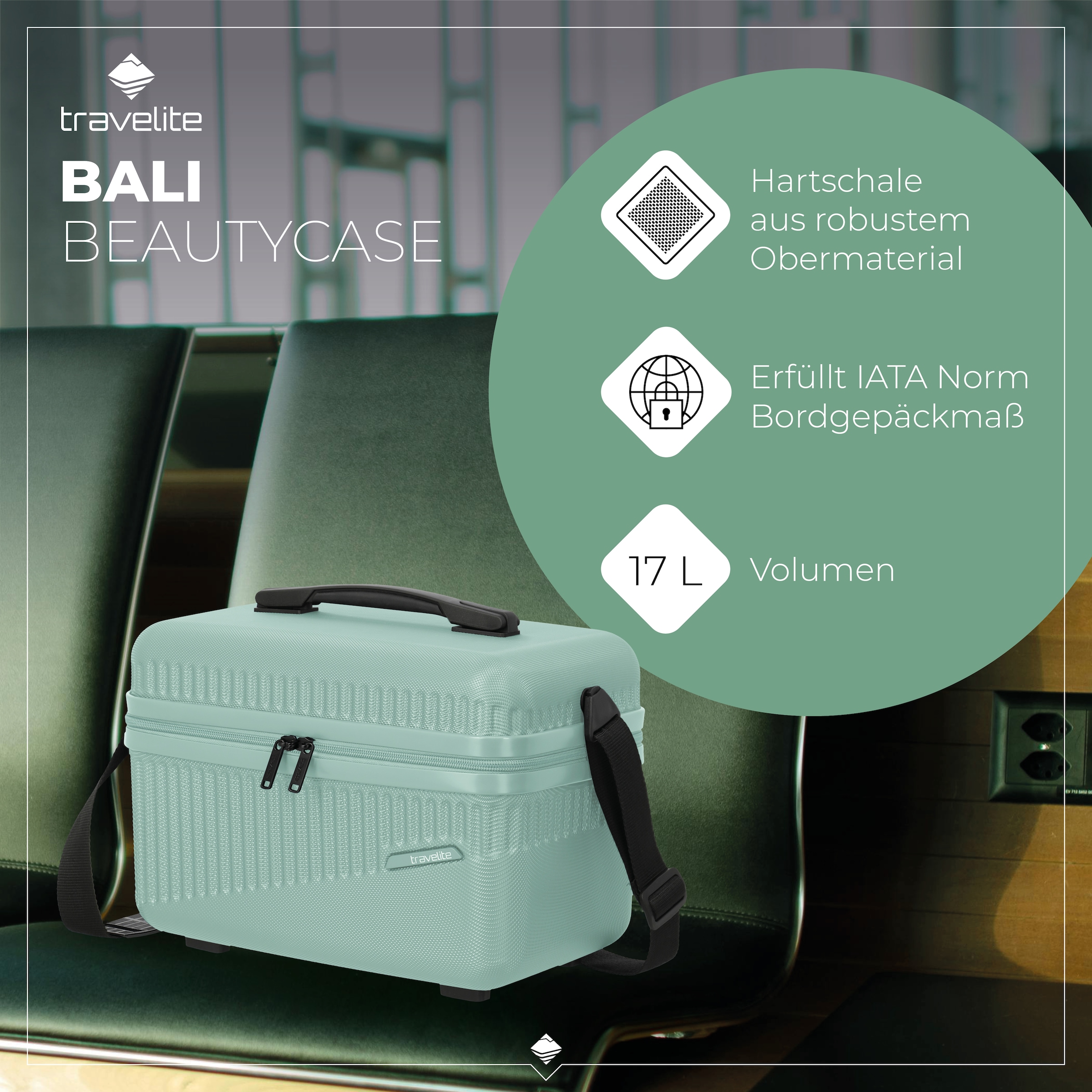 travelite Beautycase »BALI Kosmetikkoffer« mit Aufsteckfunktion und Organizer – ideal für Reise und Alltag
