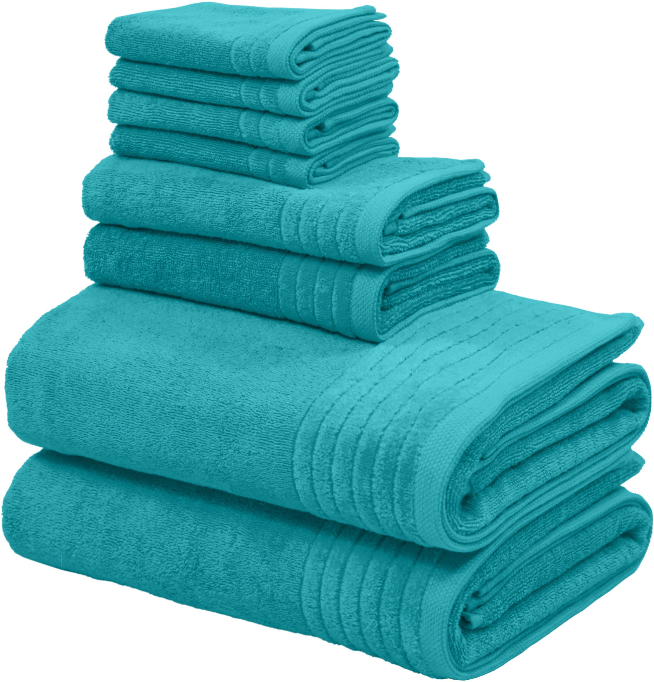 OTTO home Handtuch Set »Sanremo Premium, Premium Handtücher, 600 gr/m², dicke Qualität« Set 8 Stk. Frottier Duschtücher, Handtücher, Seiftücher, 100% Baumwolle, 5 Jahre Garantie
