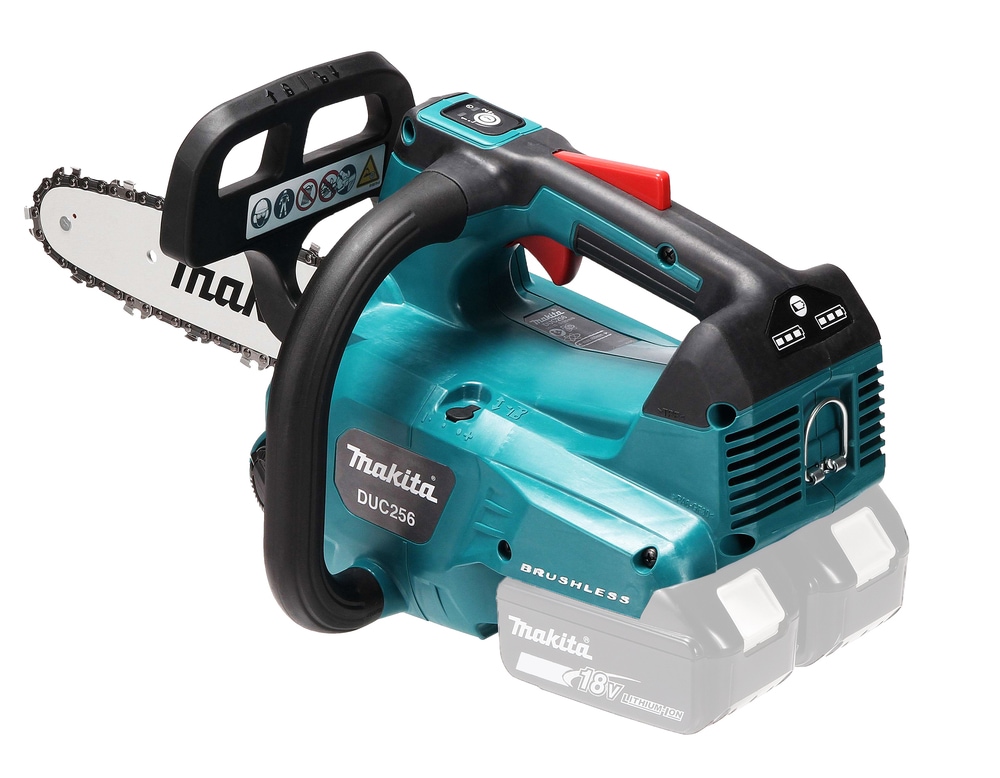Makita Akku-Kettensäge »»DUC256Z« 2x18V, 20 m/s, 25 cm, kompakt, ohne Akku und Ladegerät« bürstenlos,hohe Kettengeschwindigkeit für professionelle Baumpflege